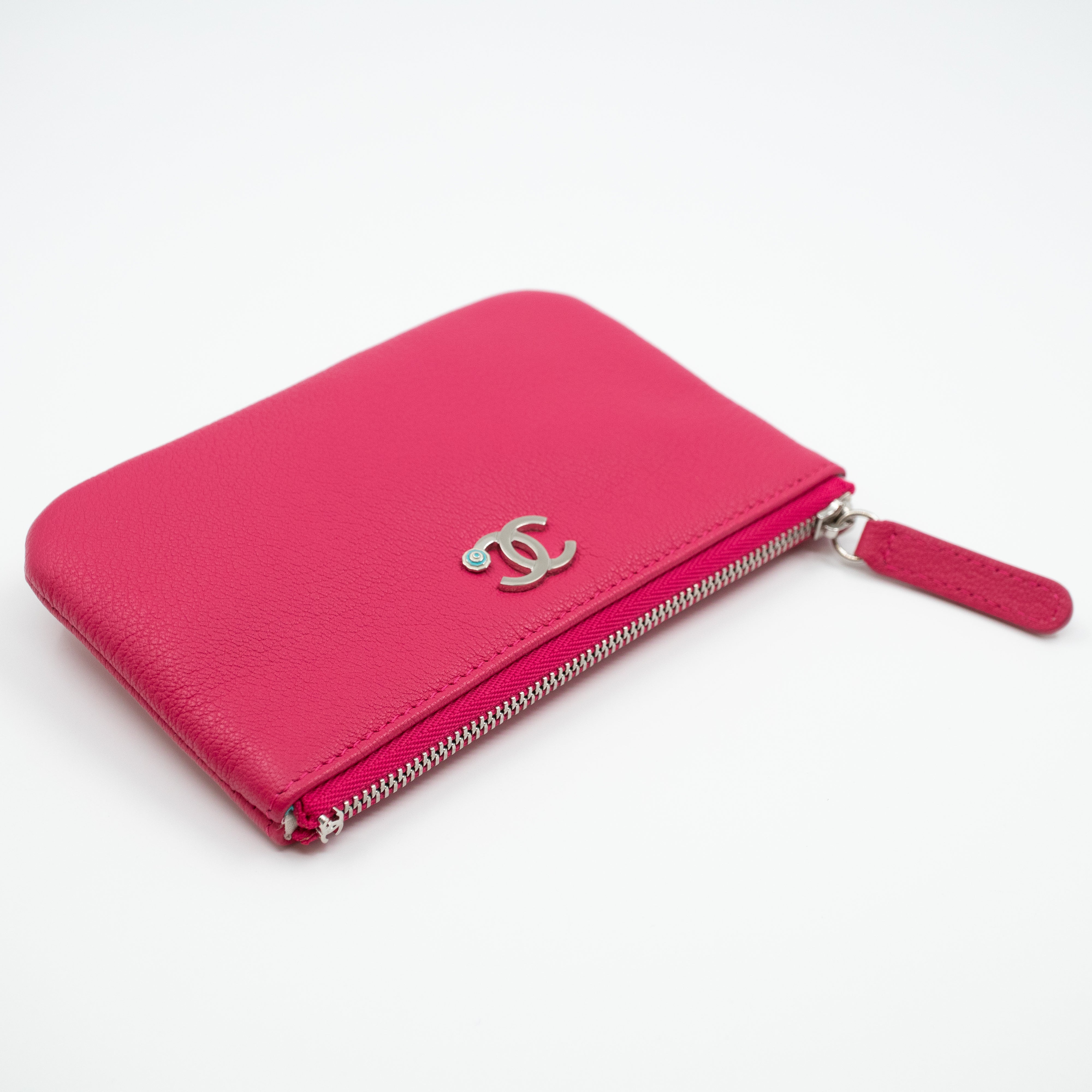Classic Mini Pouch Pink Leather