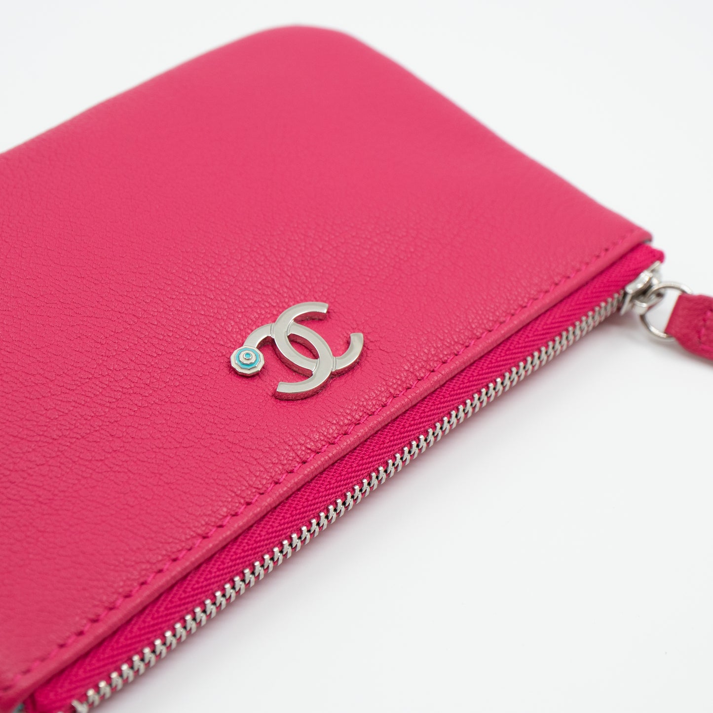 Classic Mini Pouch Pink Leather