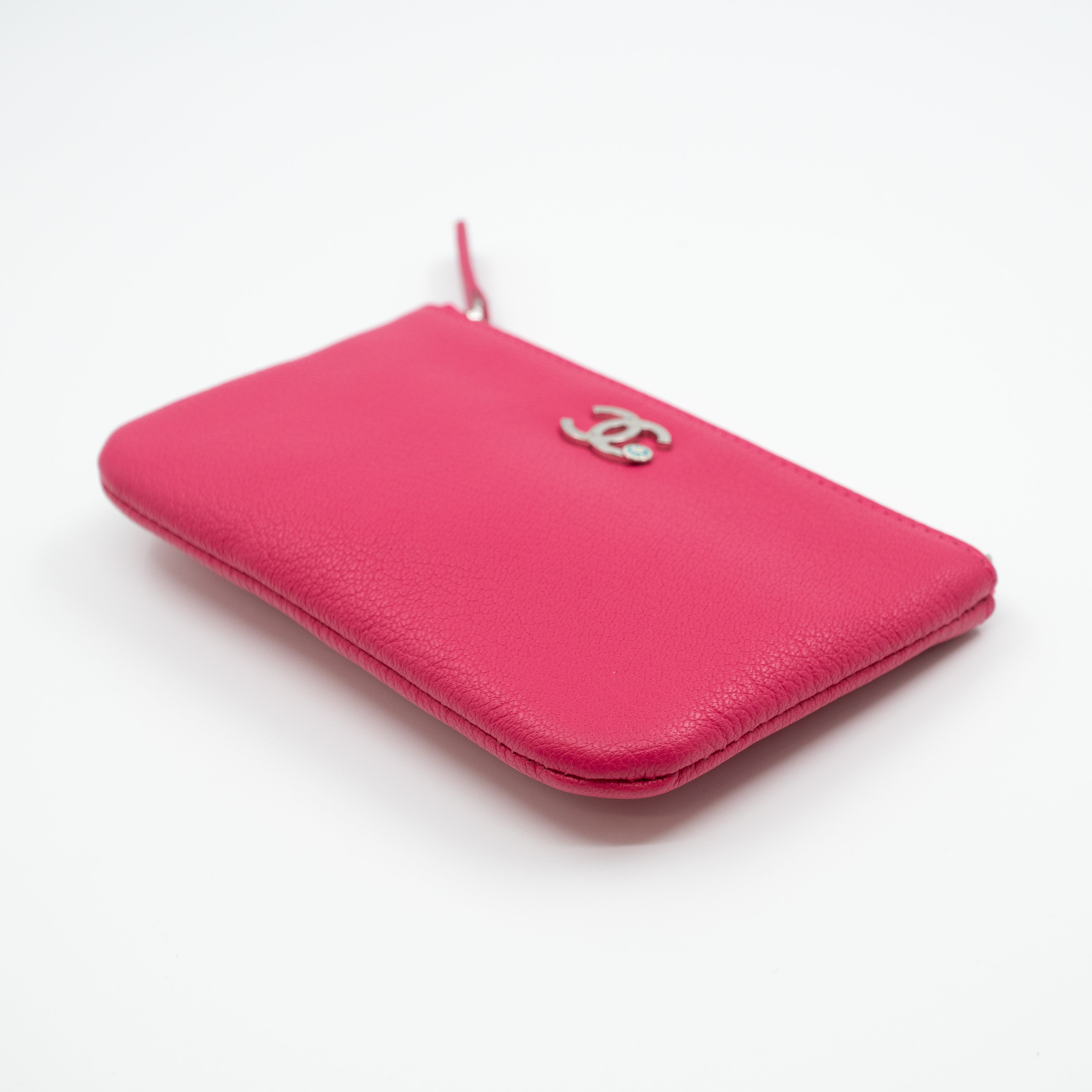 Classic Mini Pouch Pink Leather