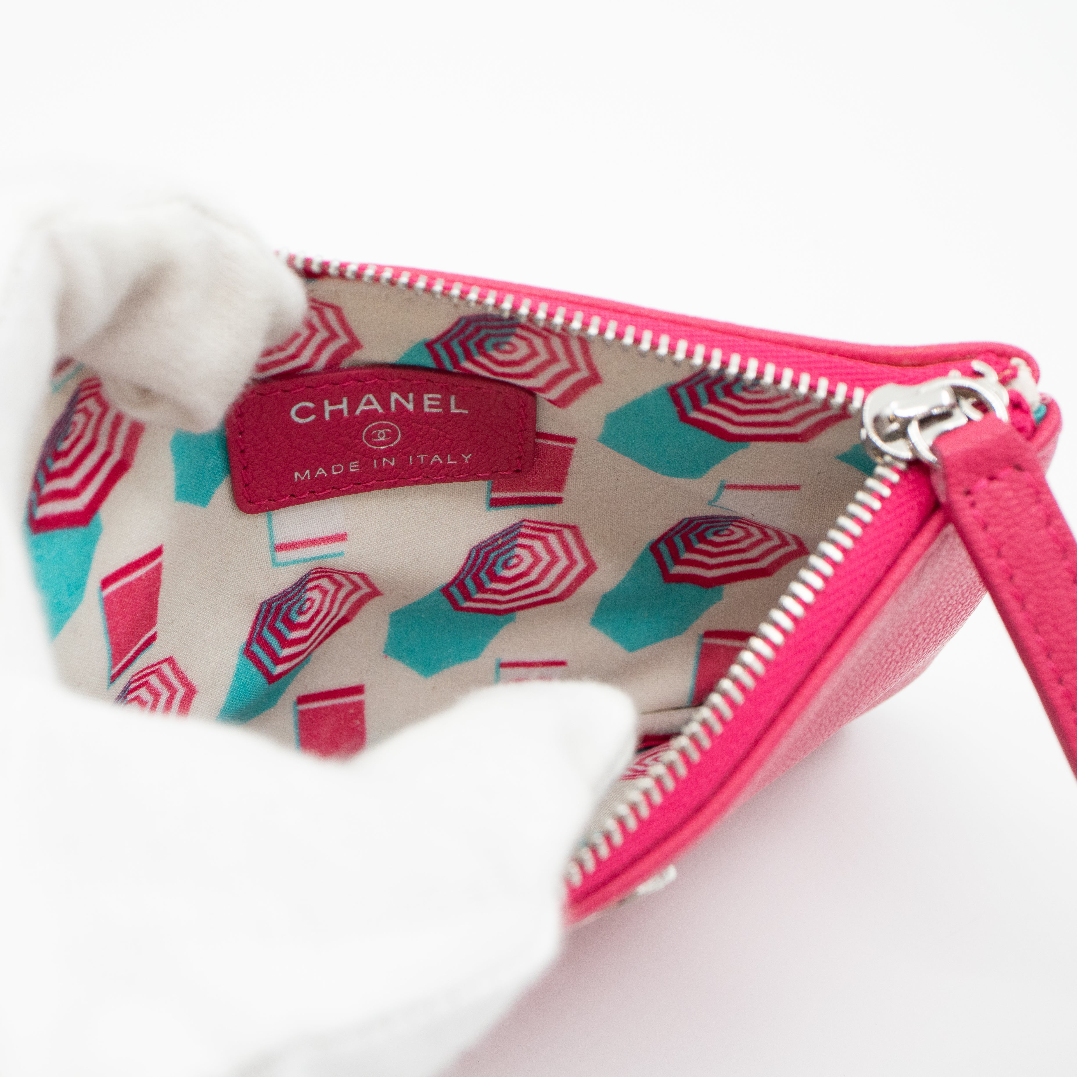 Classic Mini Pouch Pink Leather