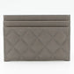 Boy Classic Card Holder Grey Caviar
