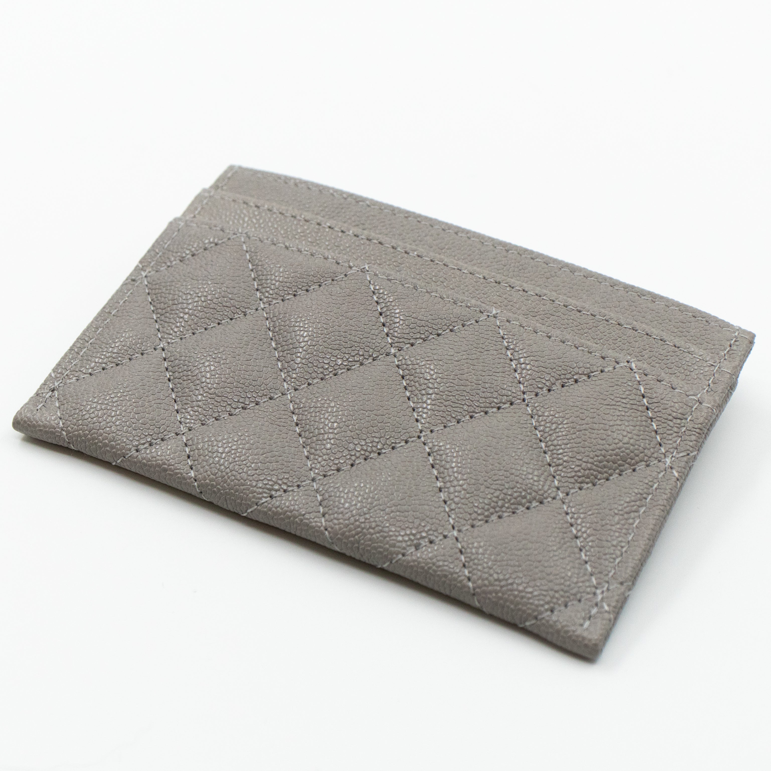 Boy Classic Card Holder Grey Caviar