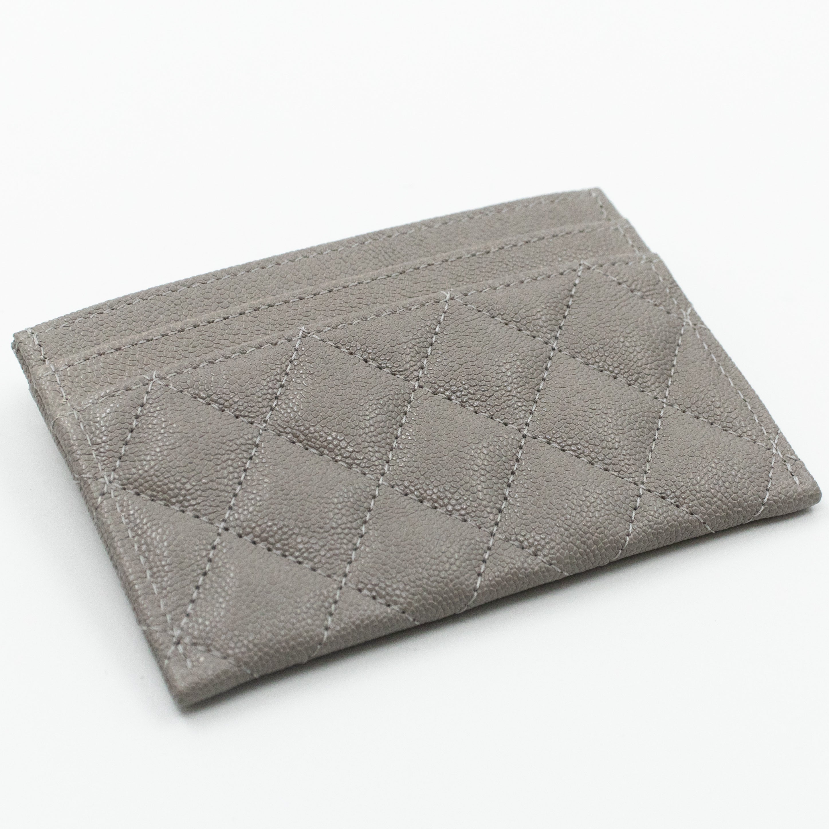 Boy Classic Card Holder Grey Caviar