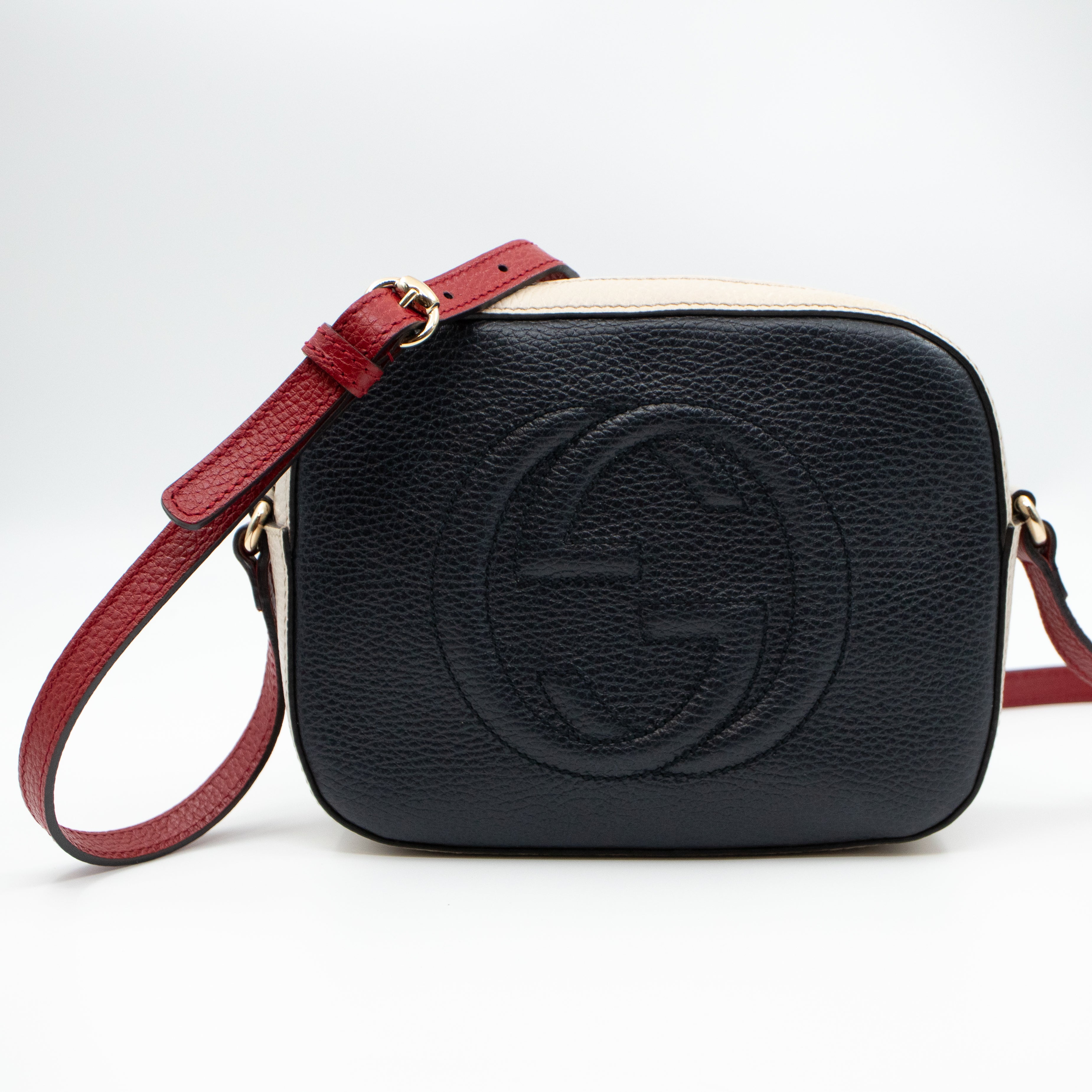 Navy gucci disco online bag