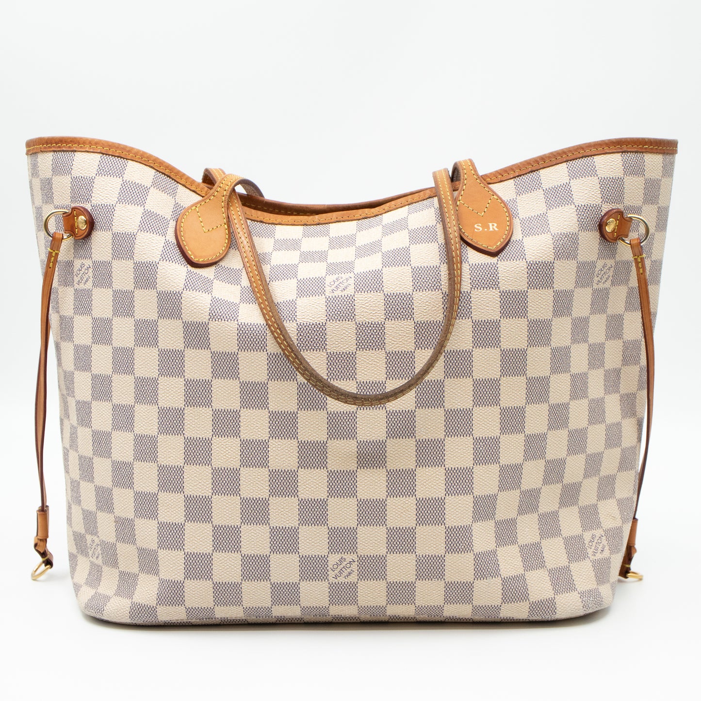 Louis Vuitton White And Blue Damier Azur Coated Canvas Neverfull GM Gold  Hardware, 2021-2022 Available For Immediate Sale At Sotheby's