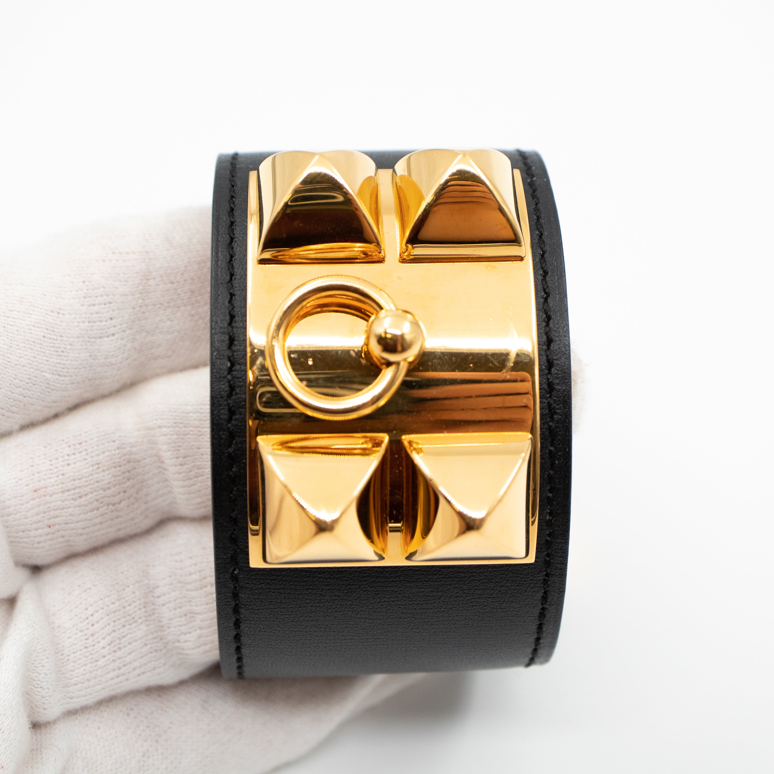Collier de Chien Gold Black Bracelet