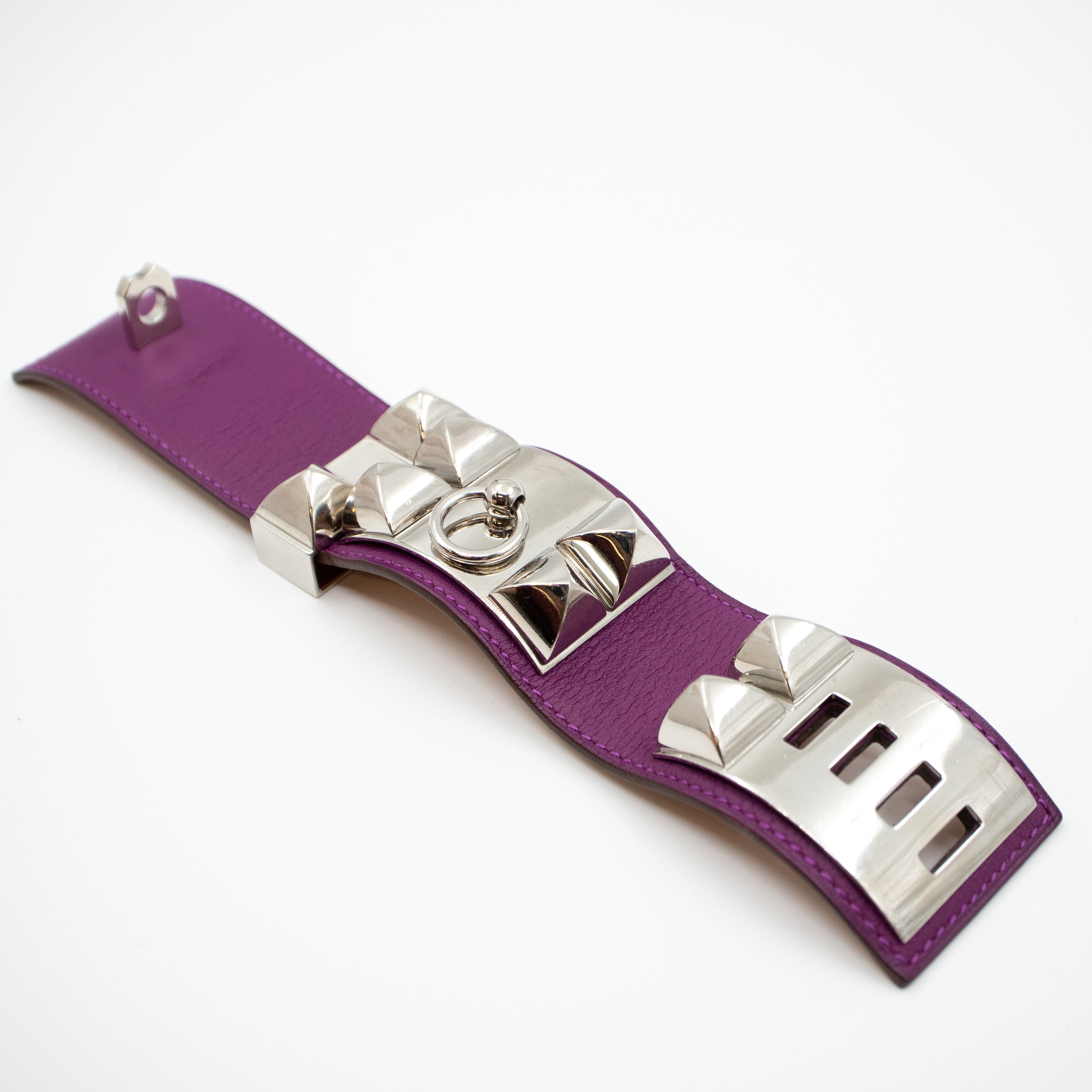 Collier de Chien Silver Purple Bracelet