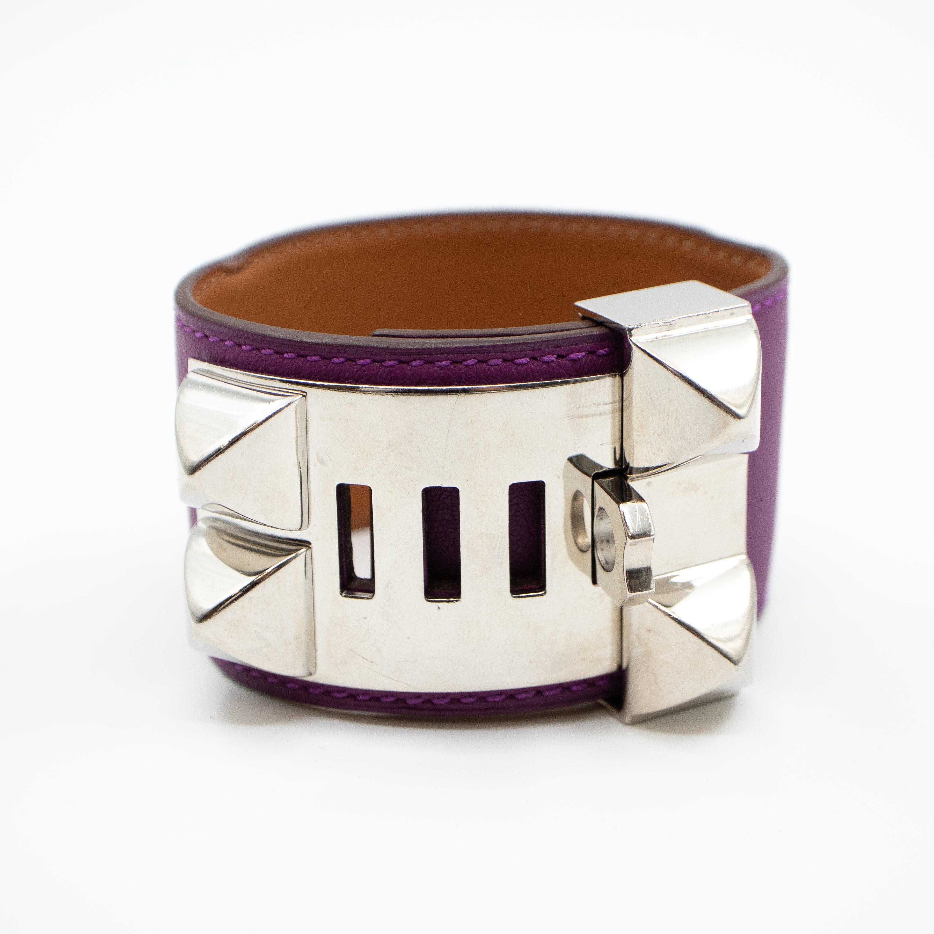 Collier de Chien Silver Purple Bracelet