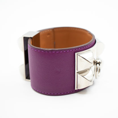 Collier de Chien Silver Purple Bracelet