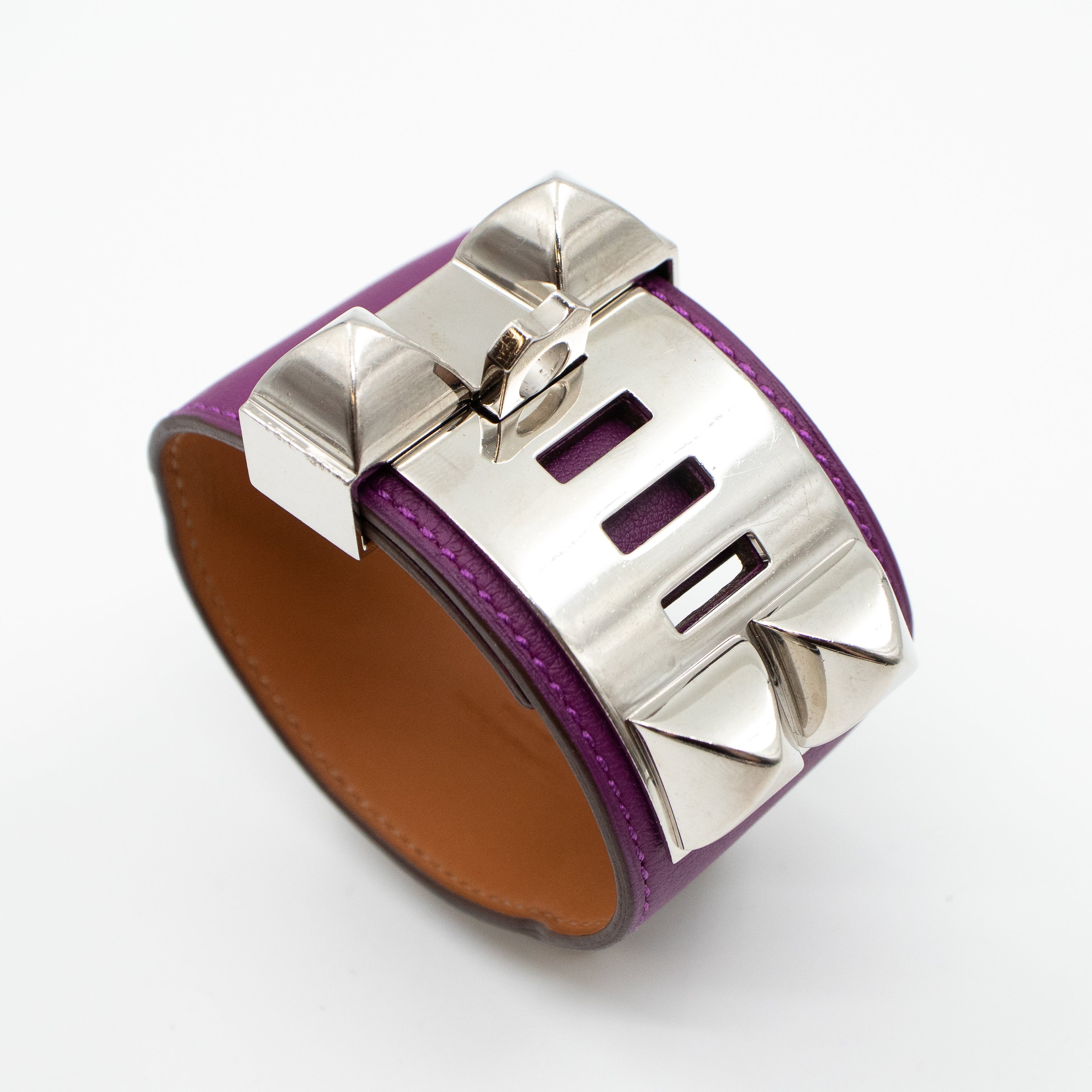Collier de Chien Silver Purple Bracelet