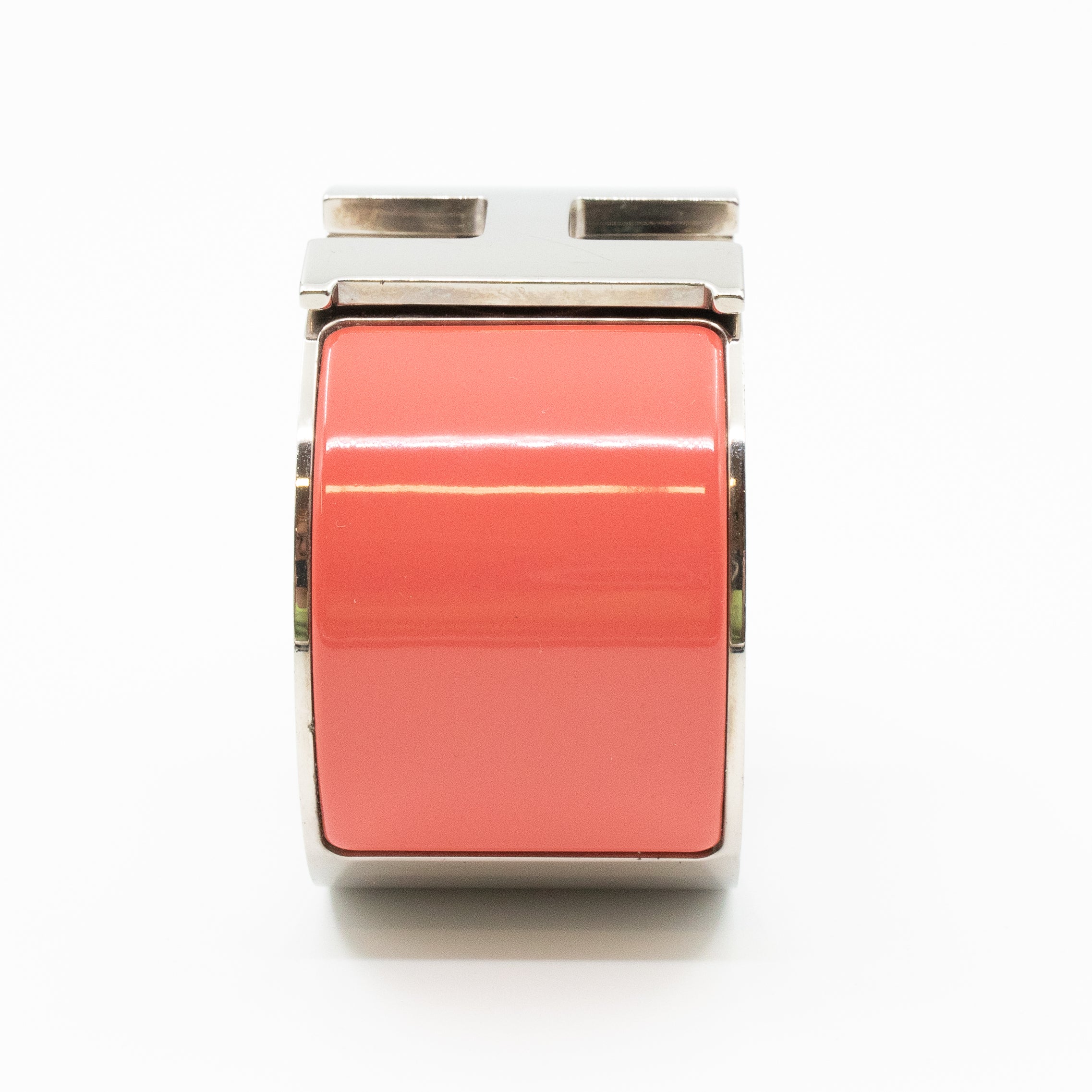 Clic Clac H Bracelet Wide Pink Silver