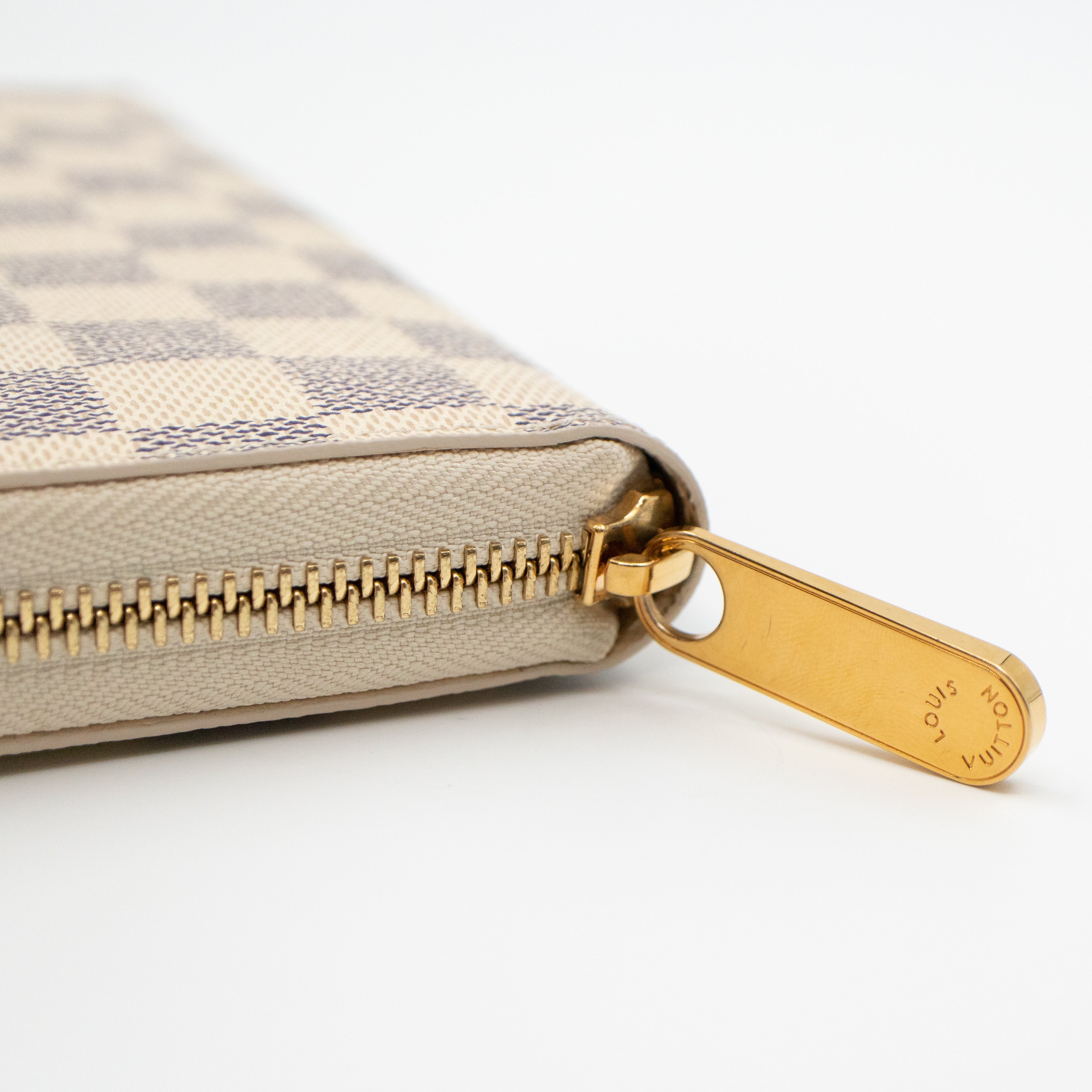 Zippy Wallet Damier Azur