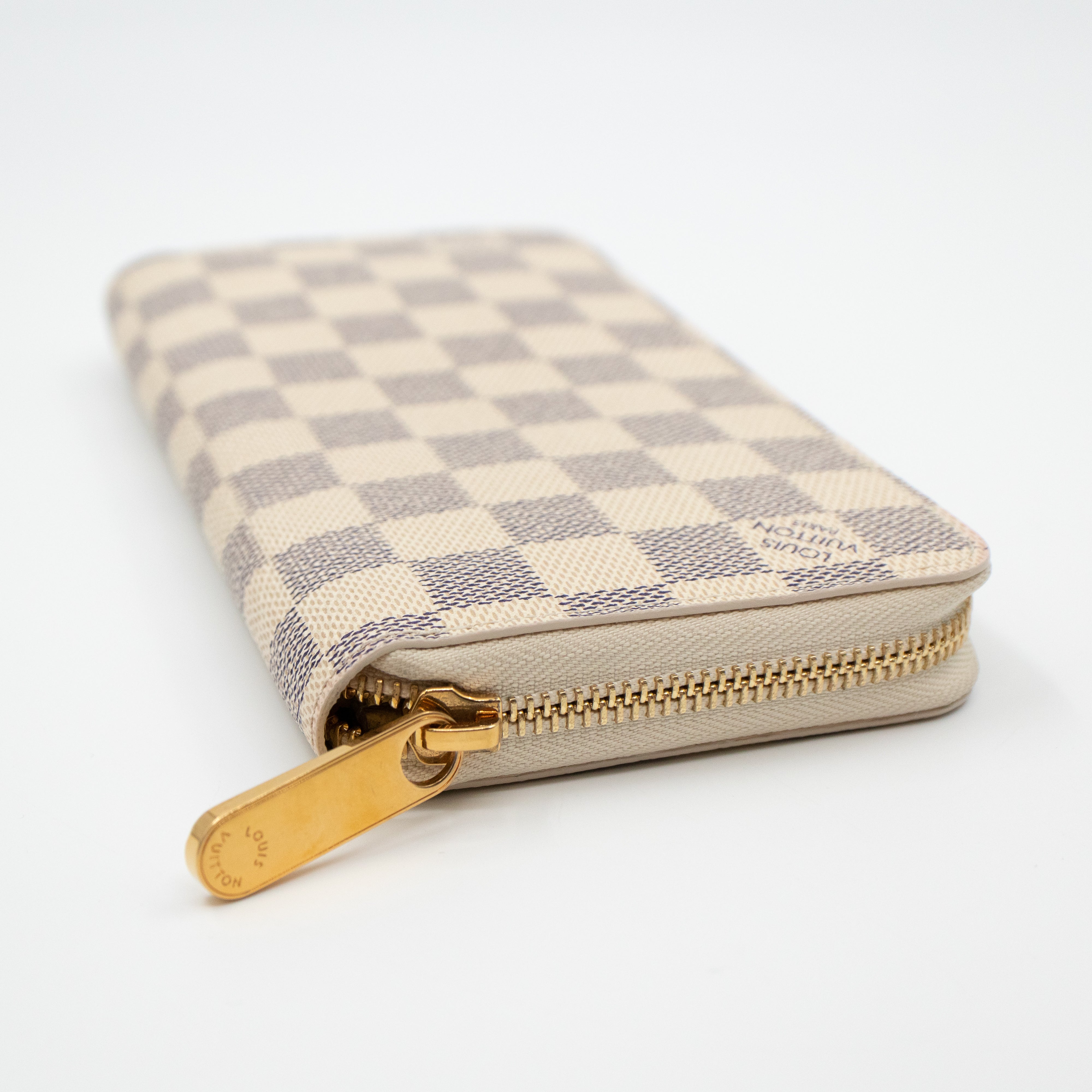 Zippy Wallet Damier Azur
