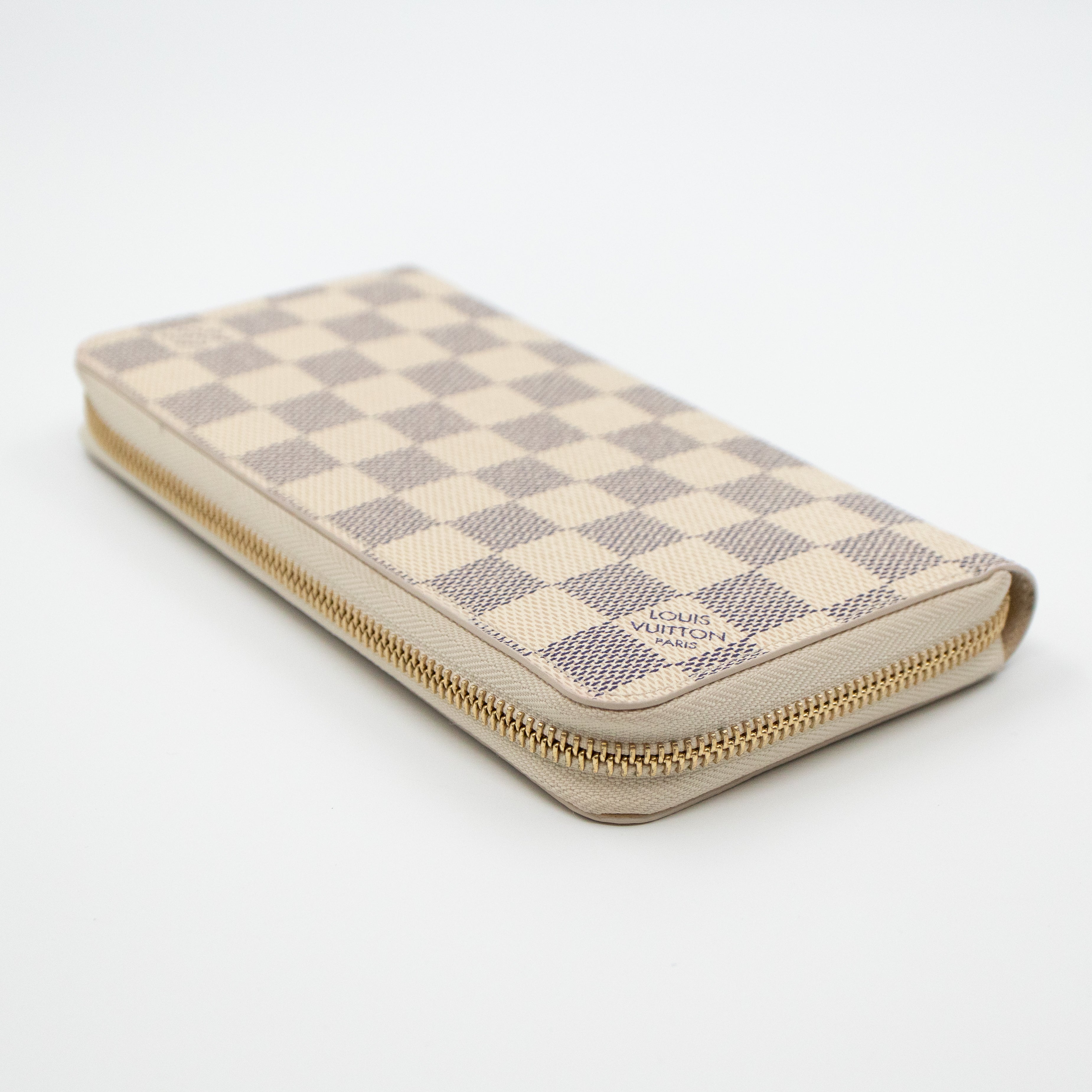 Zippy Wallet Damier Azur
