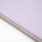 Trio Cosmetic Pouch Lavender Leather