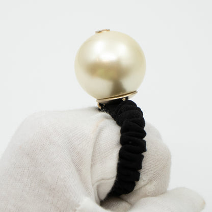 Faux Pearl Hair Scrunchie