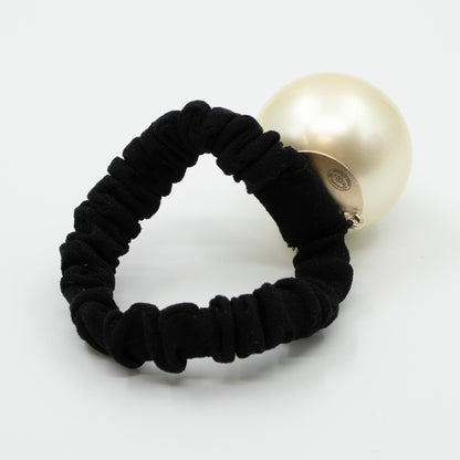 Faux Pearl Hair Scrunchie