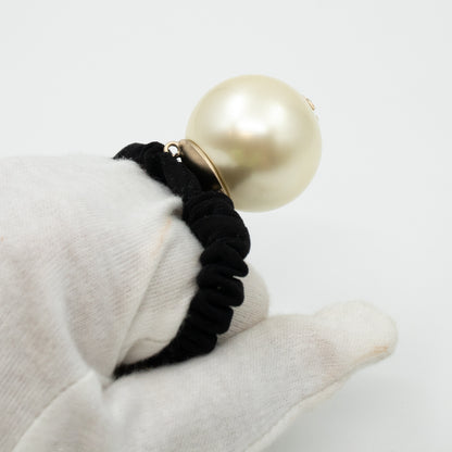 Faux Pearl Hair Scrunchie