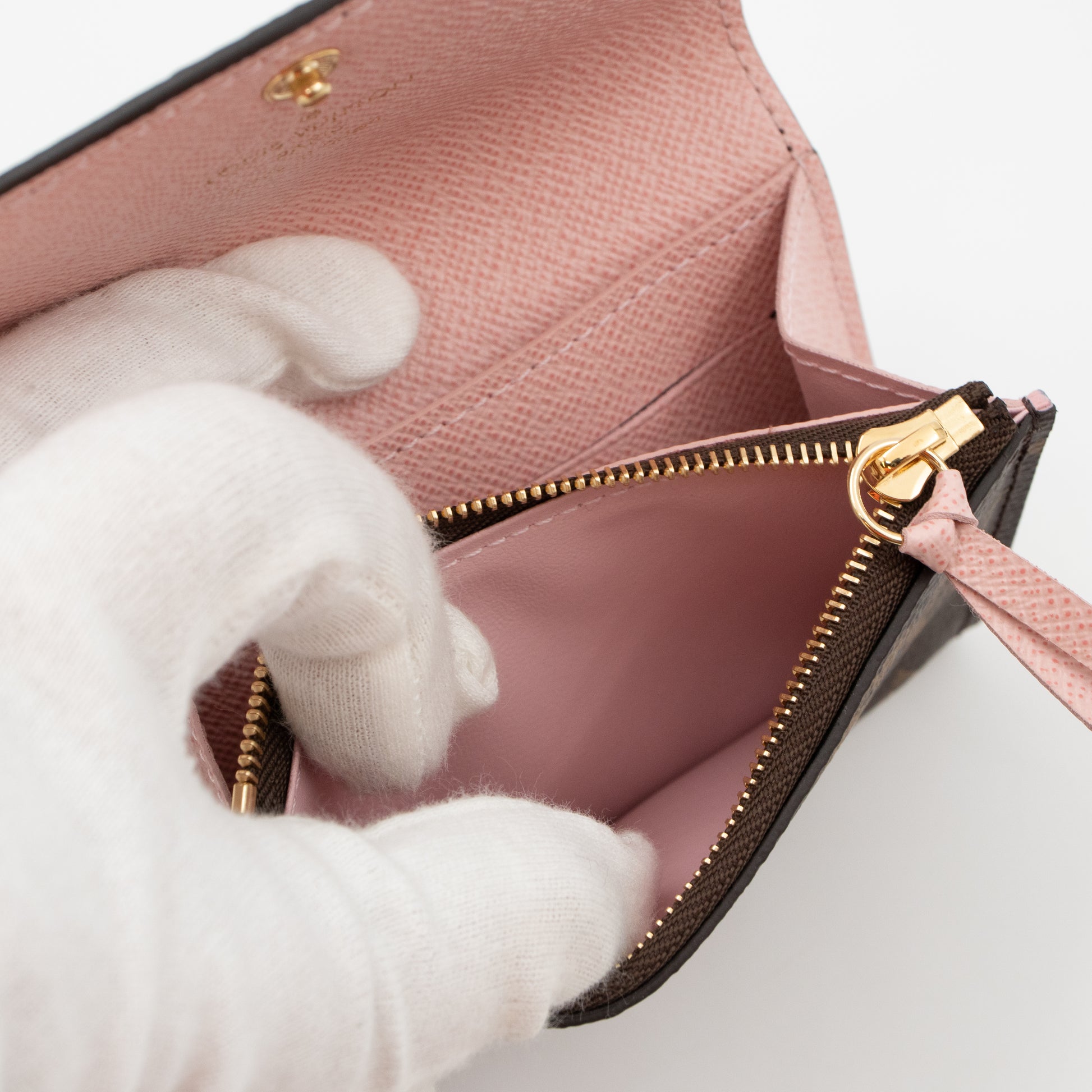 Louis Vuitton Monogram Rosalie Coin Purse Rose Ballerine – STYLISHTOP