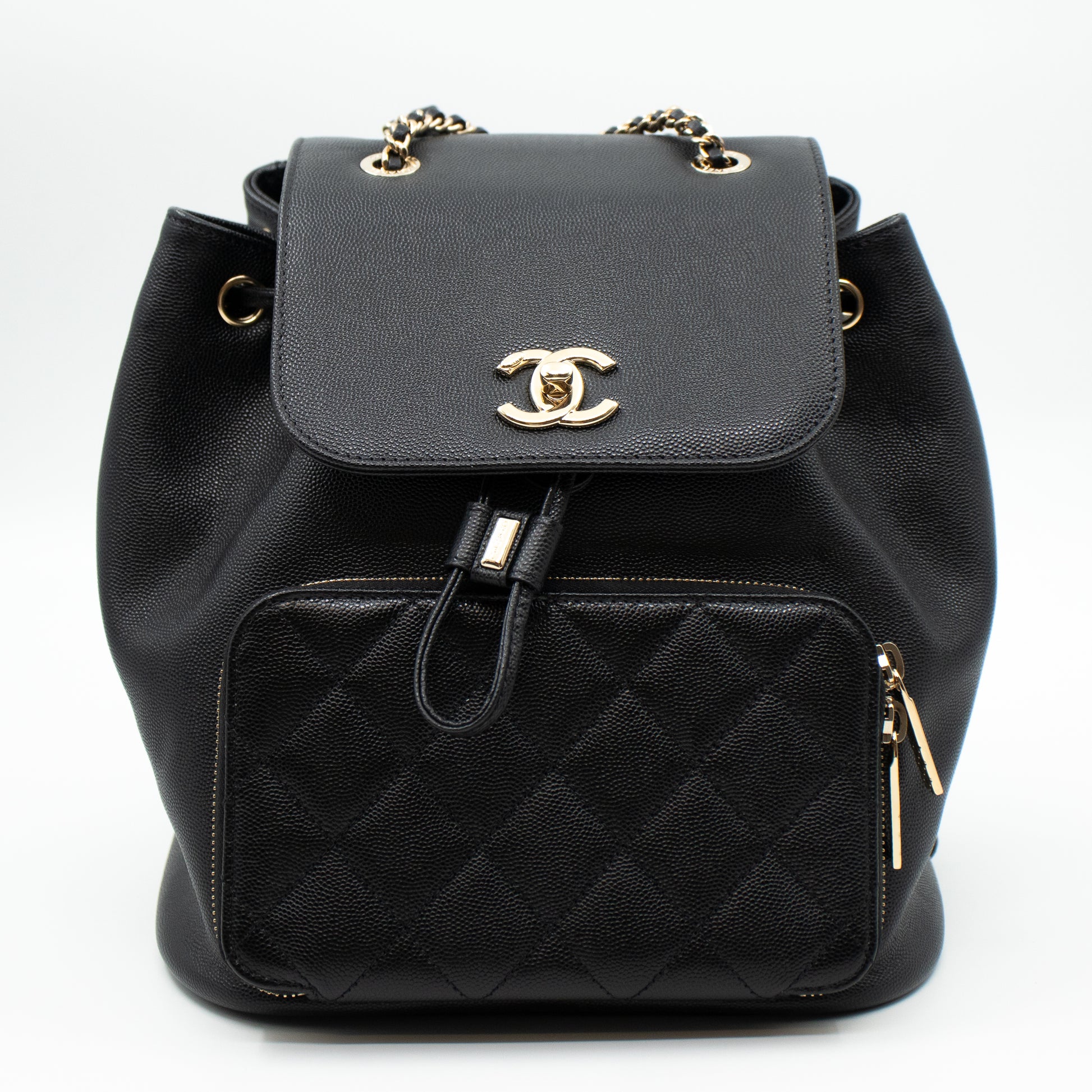 Replica Chanel Mini Business Affinity Backpack AS3530 Black