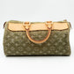 Neo Speedy Green Denim Monogram