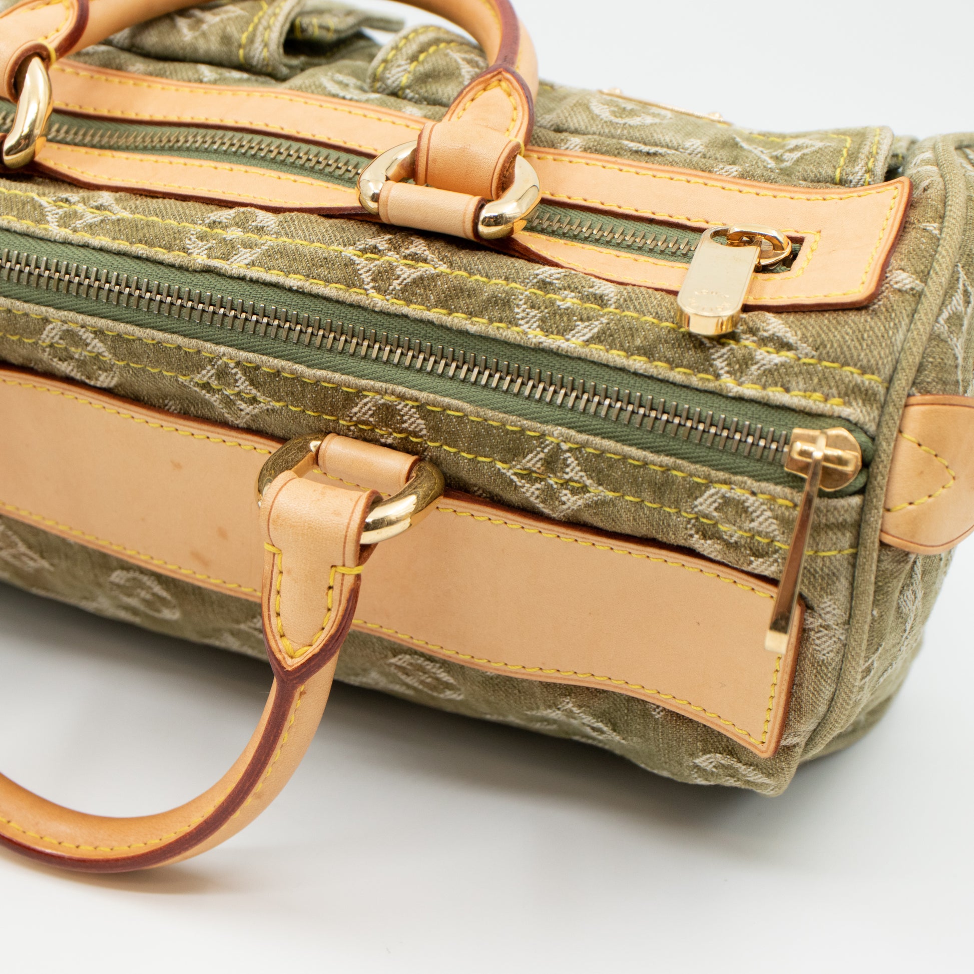 Louis Vuitton Signature Denim Neo Speedy Bag - Lux - Greenwald Antiques