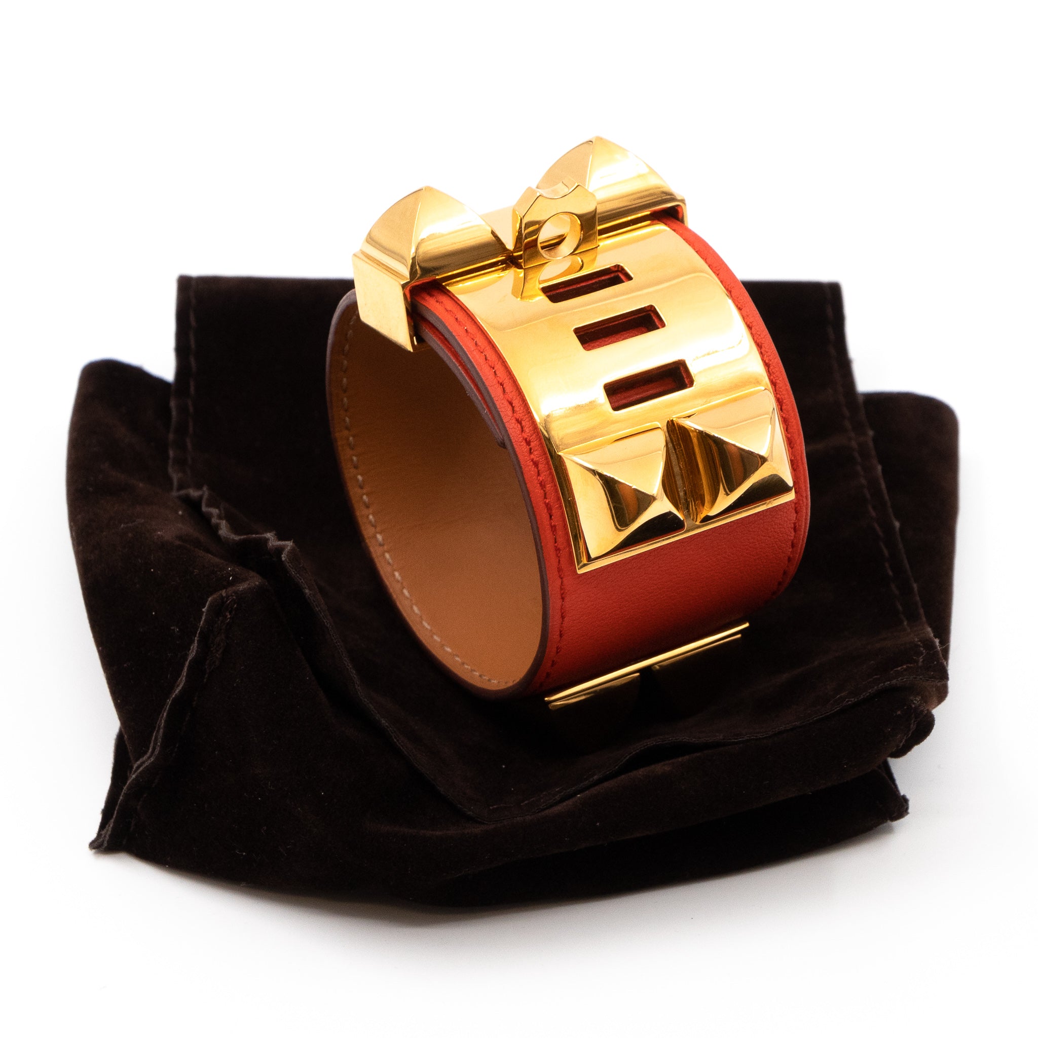 Collier de Chien Gold & Orange Bracelet