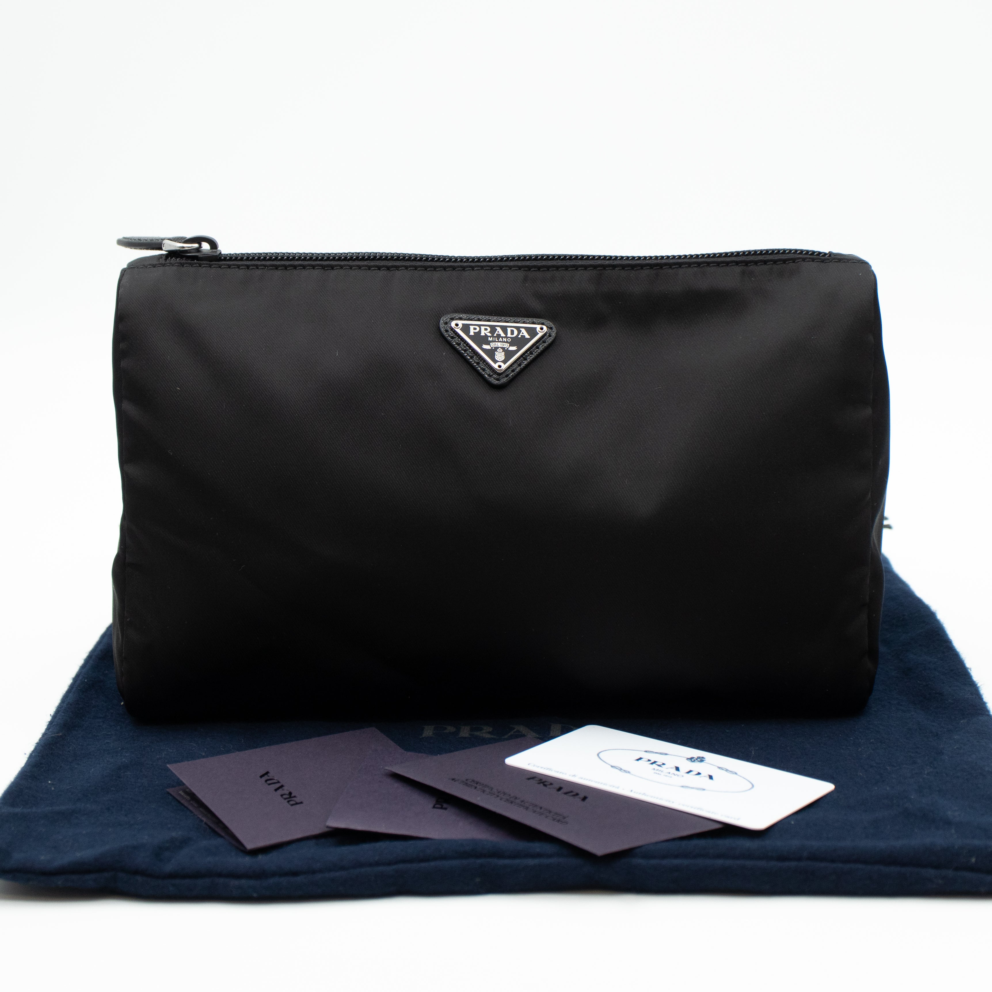 Toiletry Pouch Black Nylon