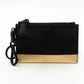 Card Case Active Saffiano Black & Gold