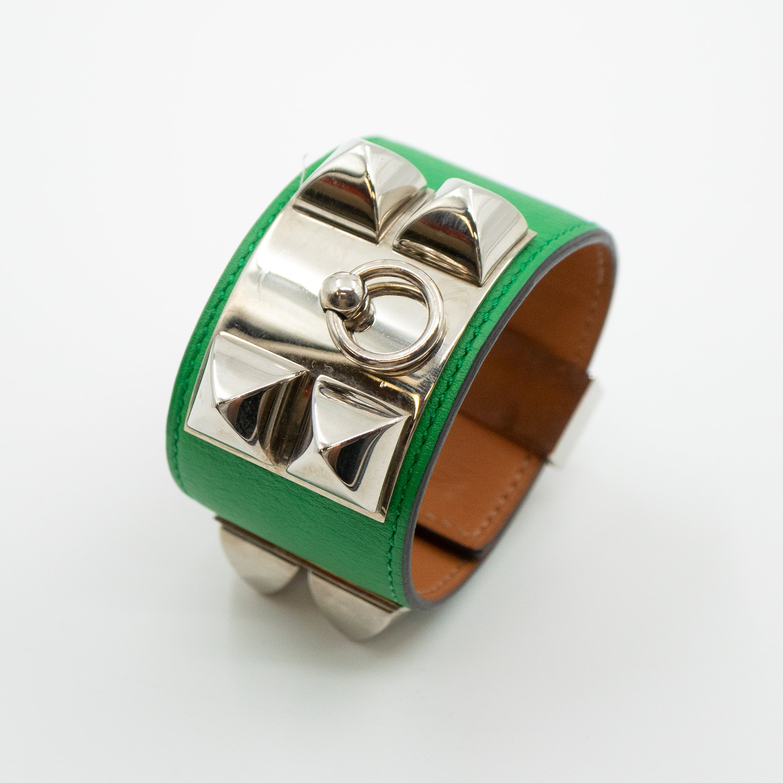 Collier de Chien Green Silver Bracelet