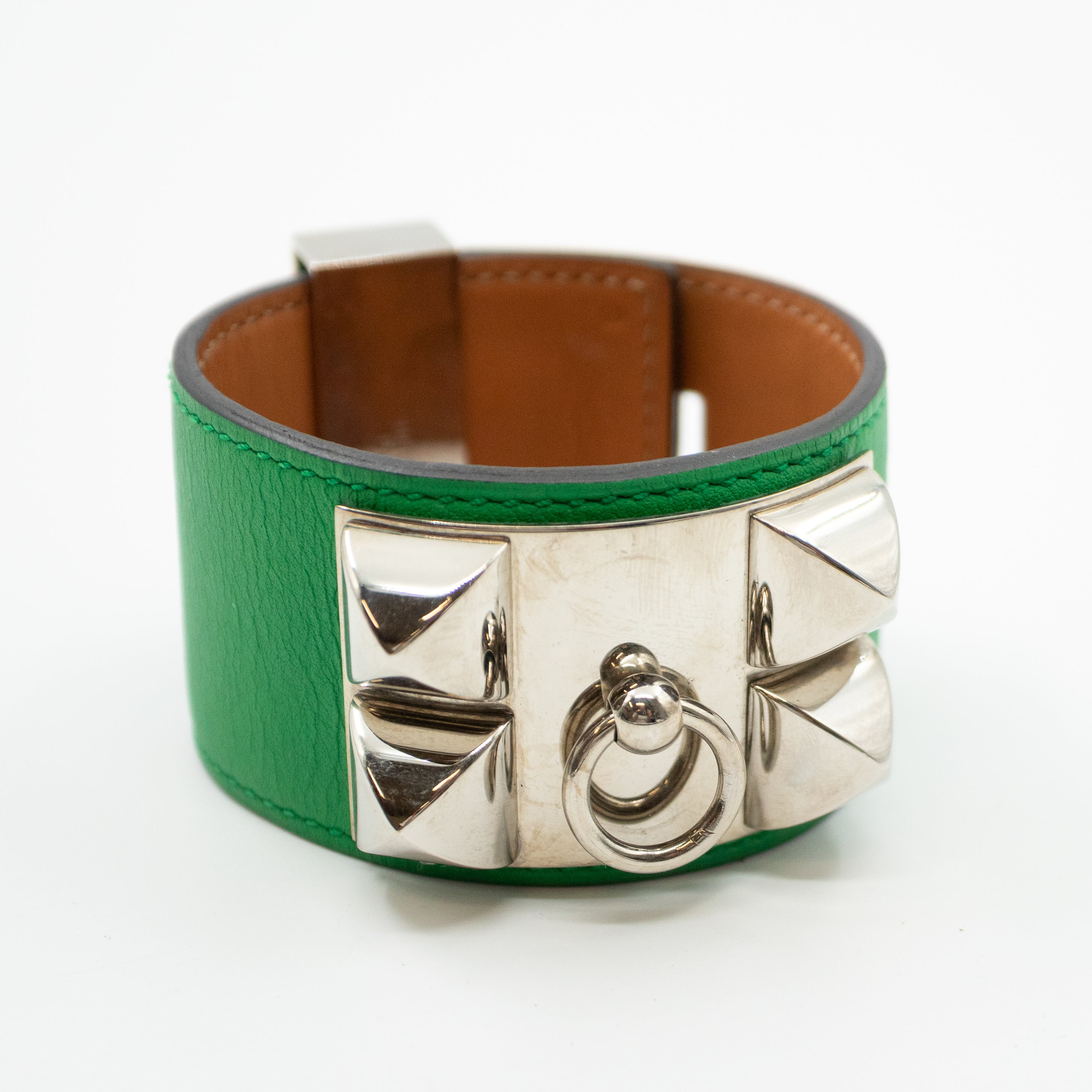 Collier de Chien Green Silver Bracelet