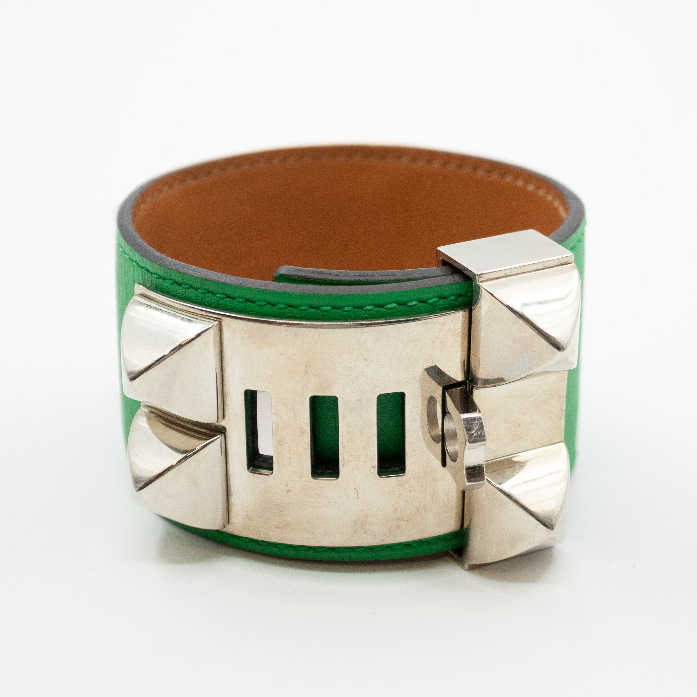 Collier de Chien Green Silver Bracelet