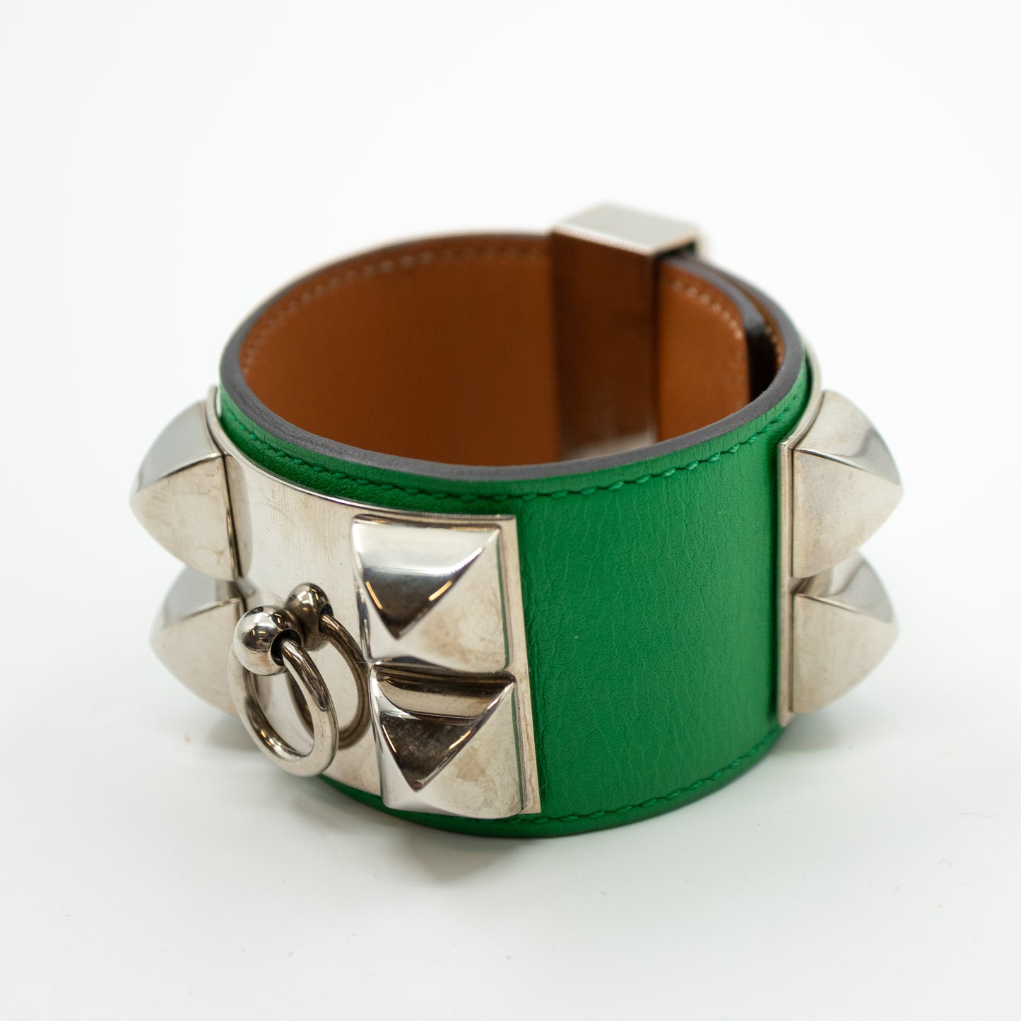 Collier de Chien Green Silver Bracelet