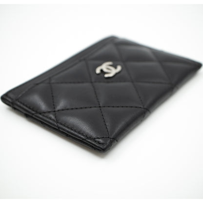 Classic Card Holder Black Leather