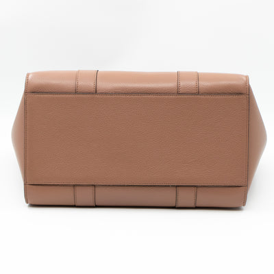 Large Zipped Bayswater Rosewater Leather