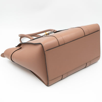 Large Zipped Bayswater Rosewater Leather