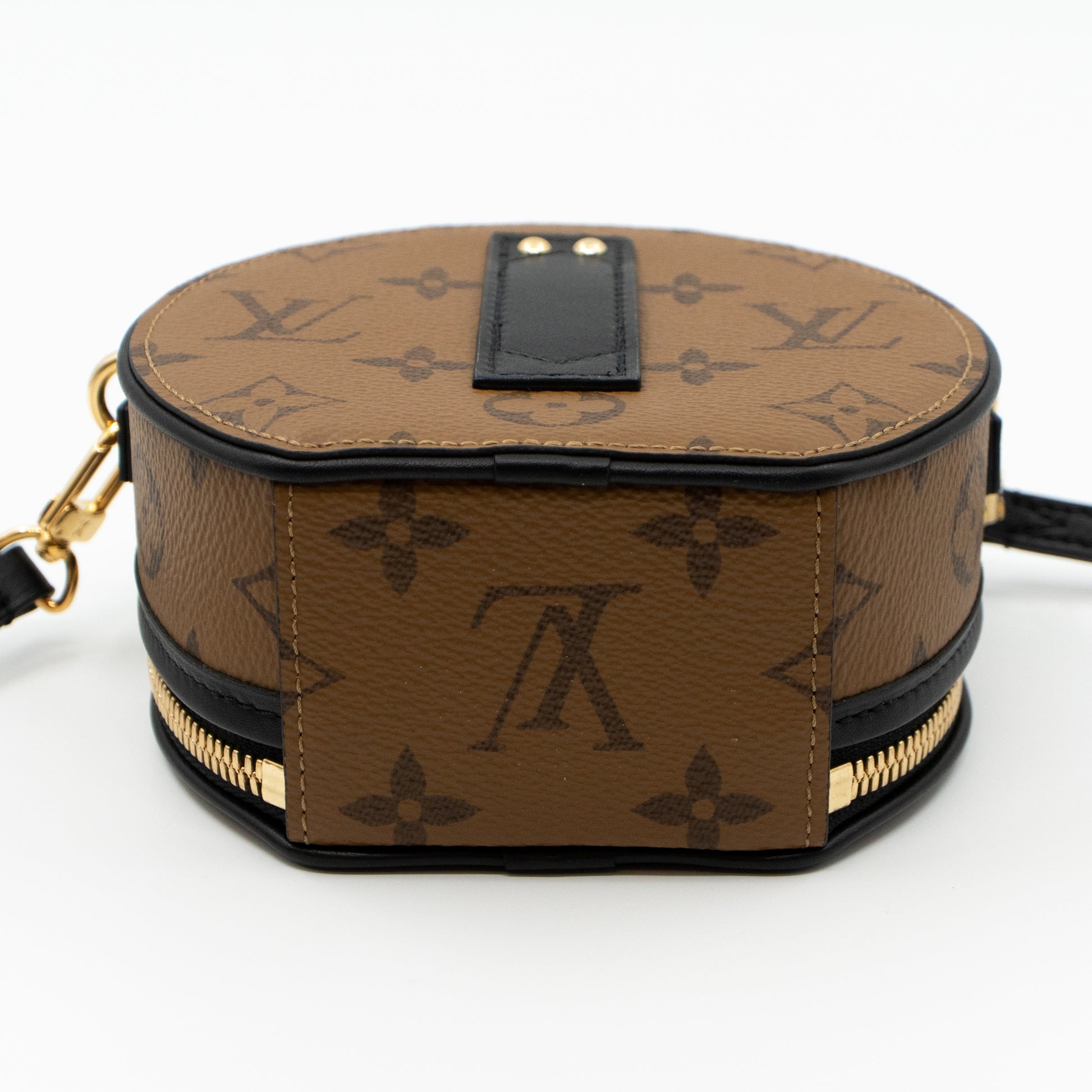 Louis Vuitton Boite Chapeau Necklace/Mini Chain Bag Monogram Reverse C