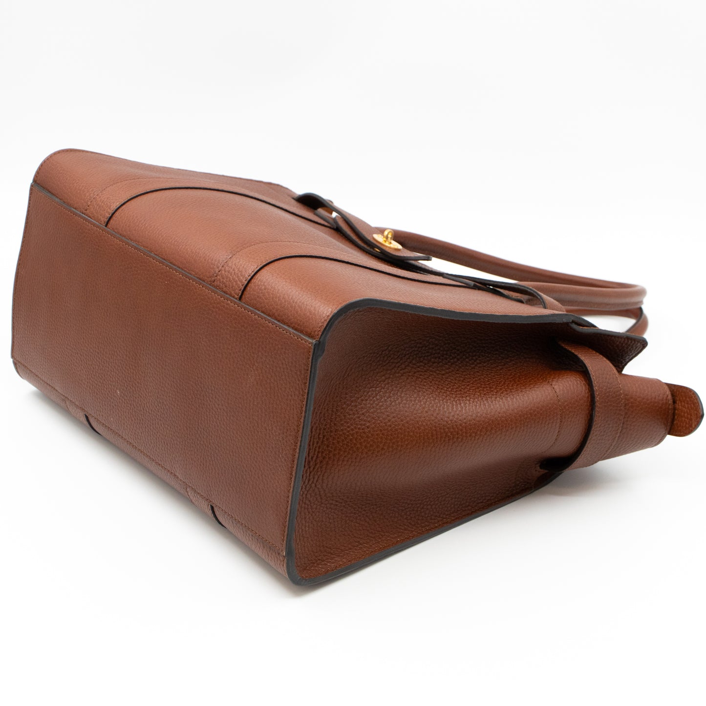 Large Zipped Bayswater Oak Brown Leather