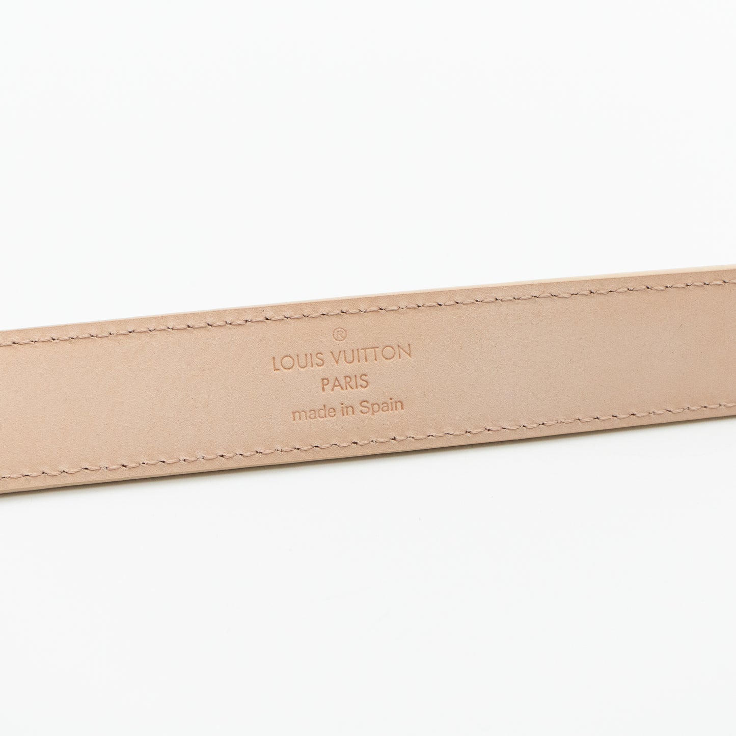 💥SOLD! Louis Vuitton Damier Azur Belt- As Is ( minor wear) Size