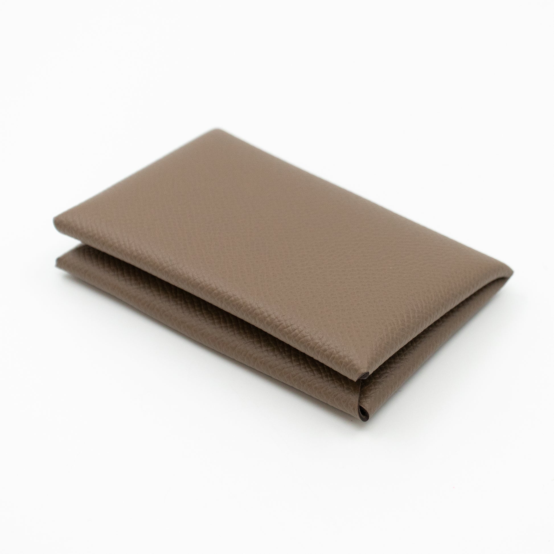 Hermes Calvi Etoupe Epsom Leather Card Holder – Mightychic