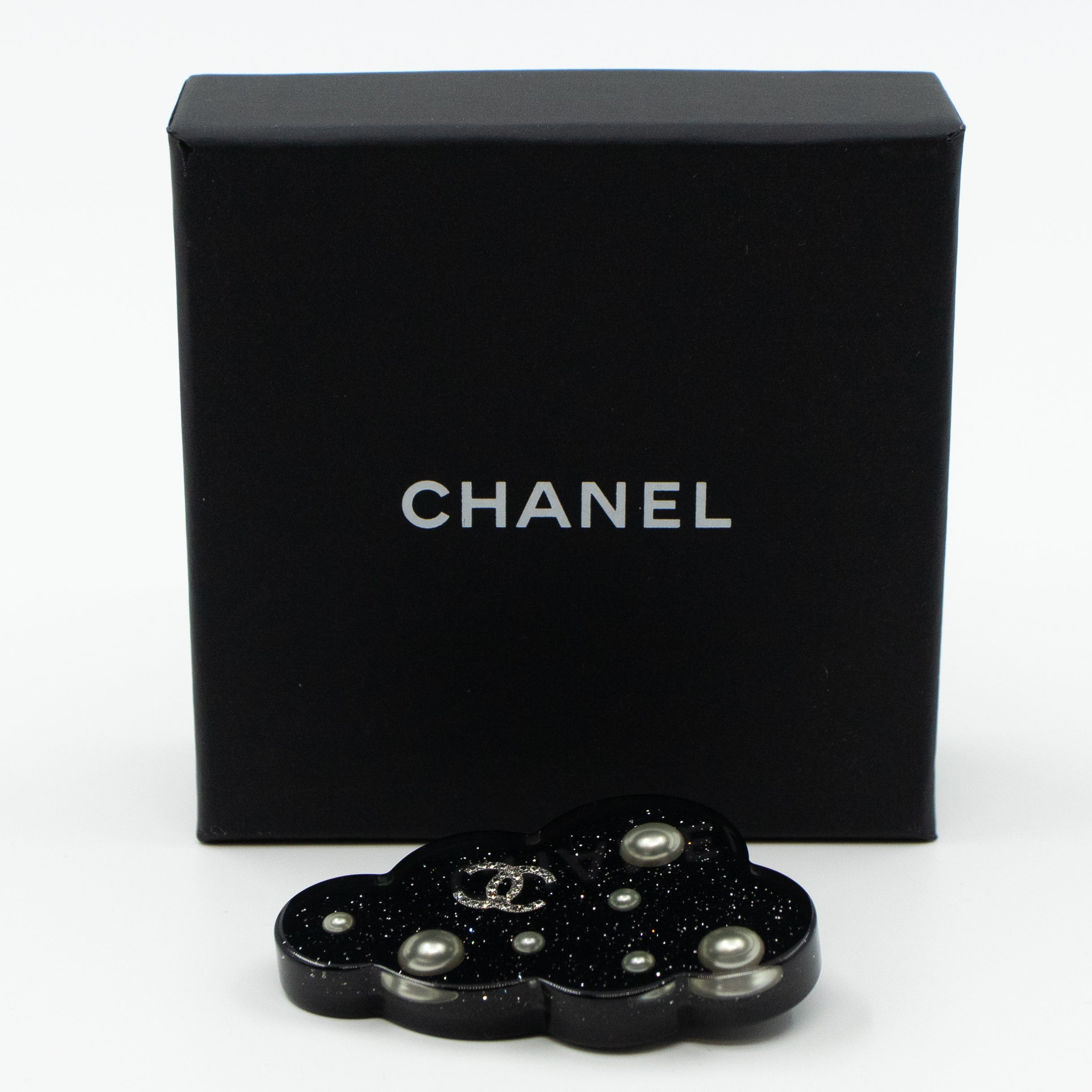 CC Space Brooch Black
