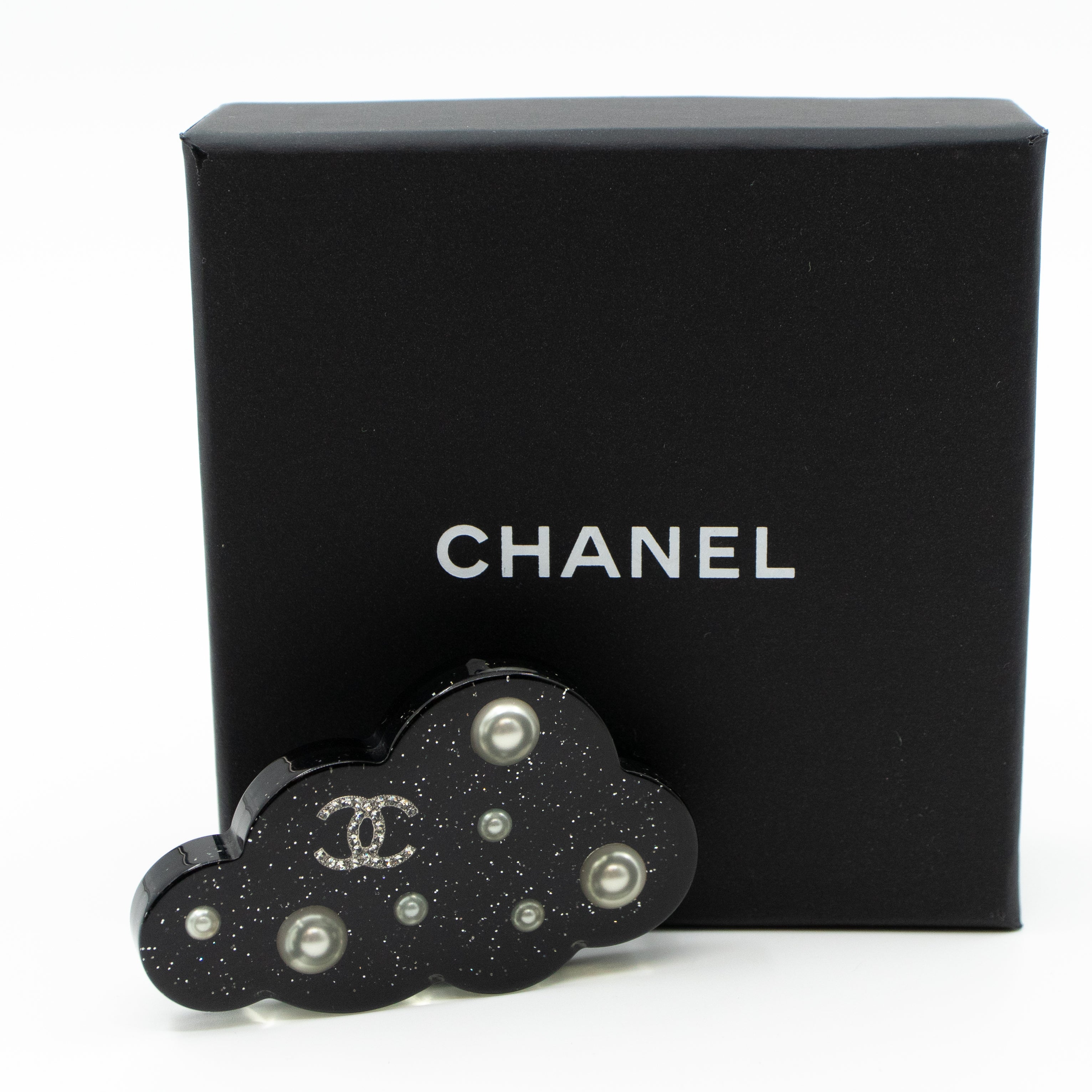 CC Space Brooch Black
