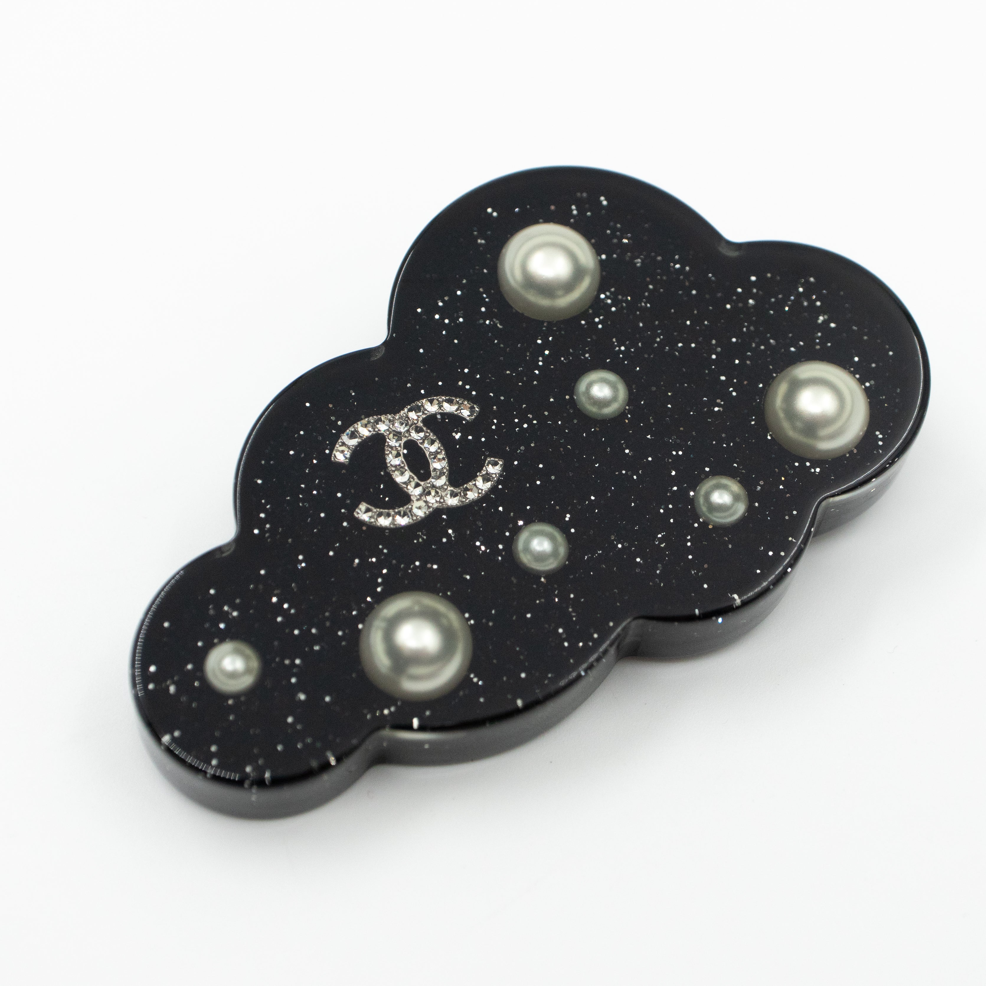 CC Space Brooch Black
