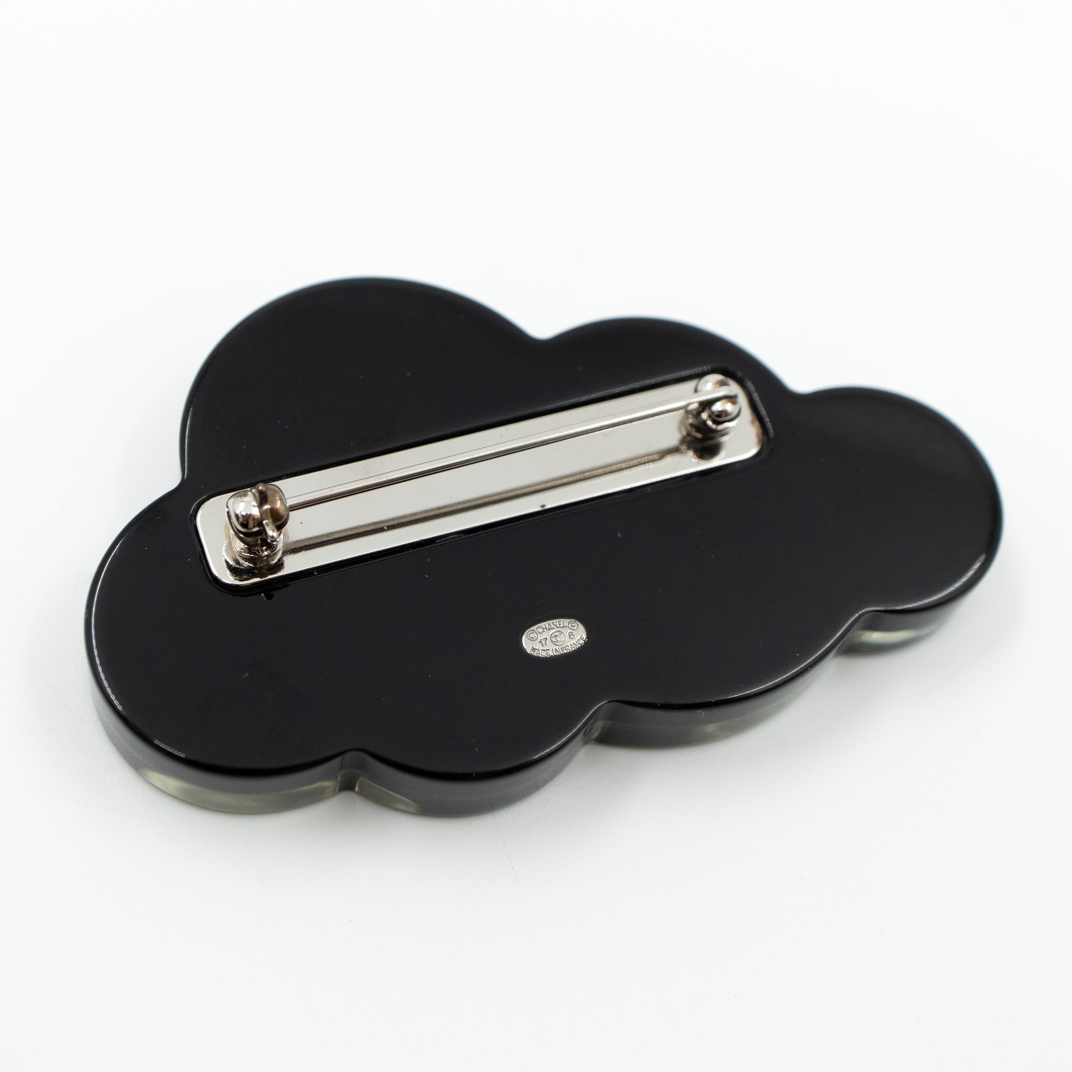 CC Space Brooch Black