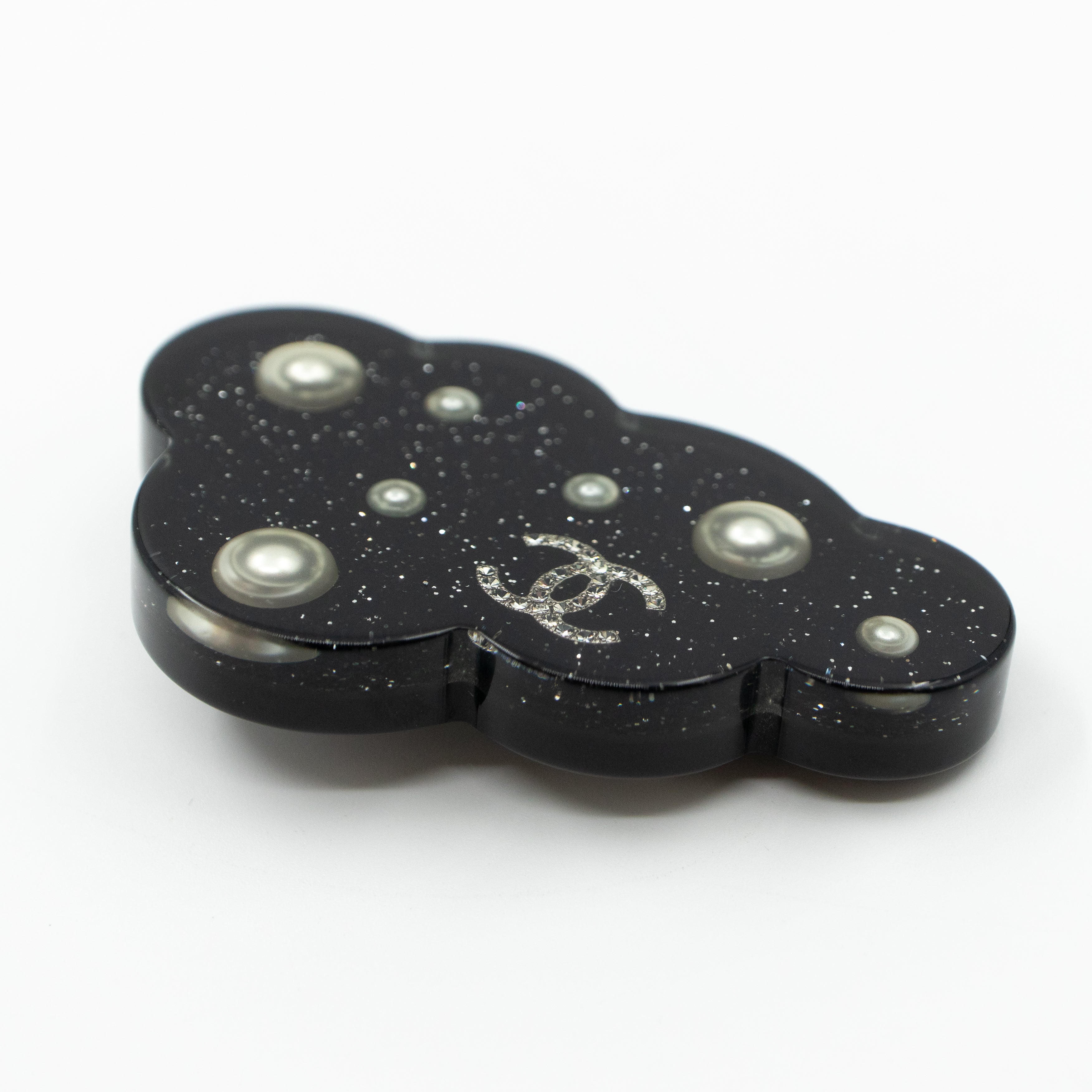 CC Space Brooch Black
