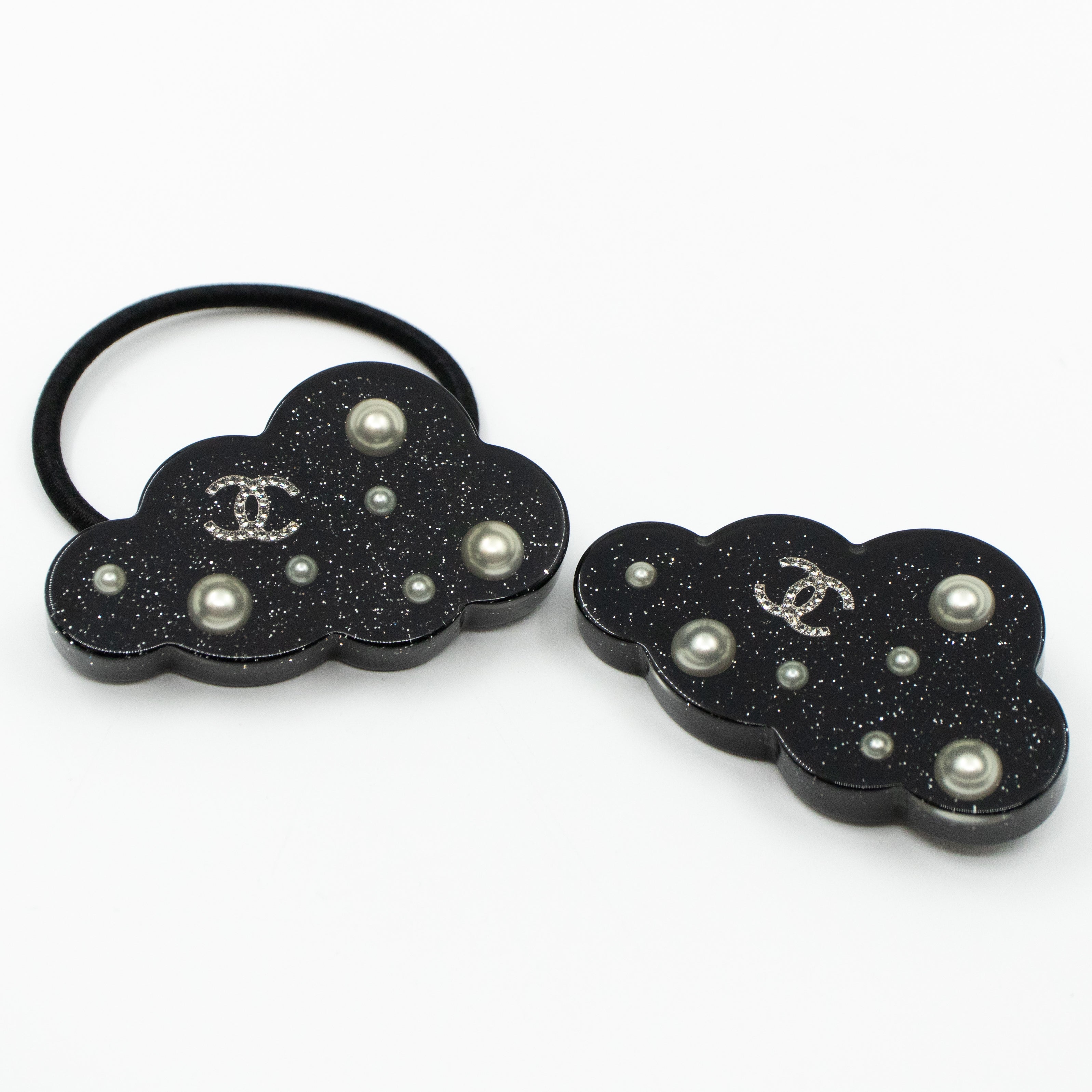 CC Space Brooch Black