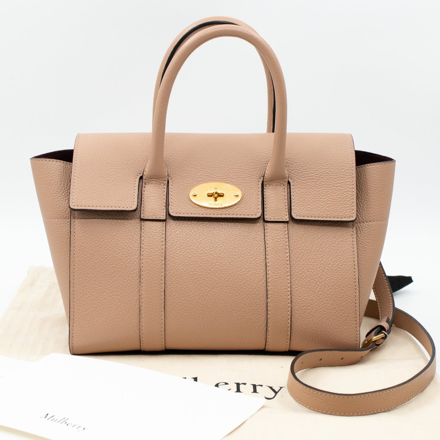 Small Bayswater Rosewater Leather