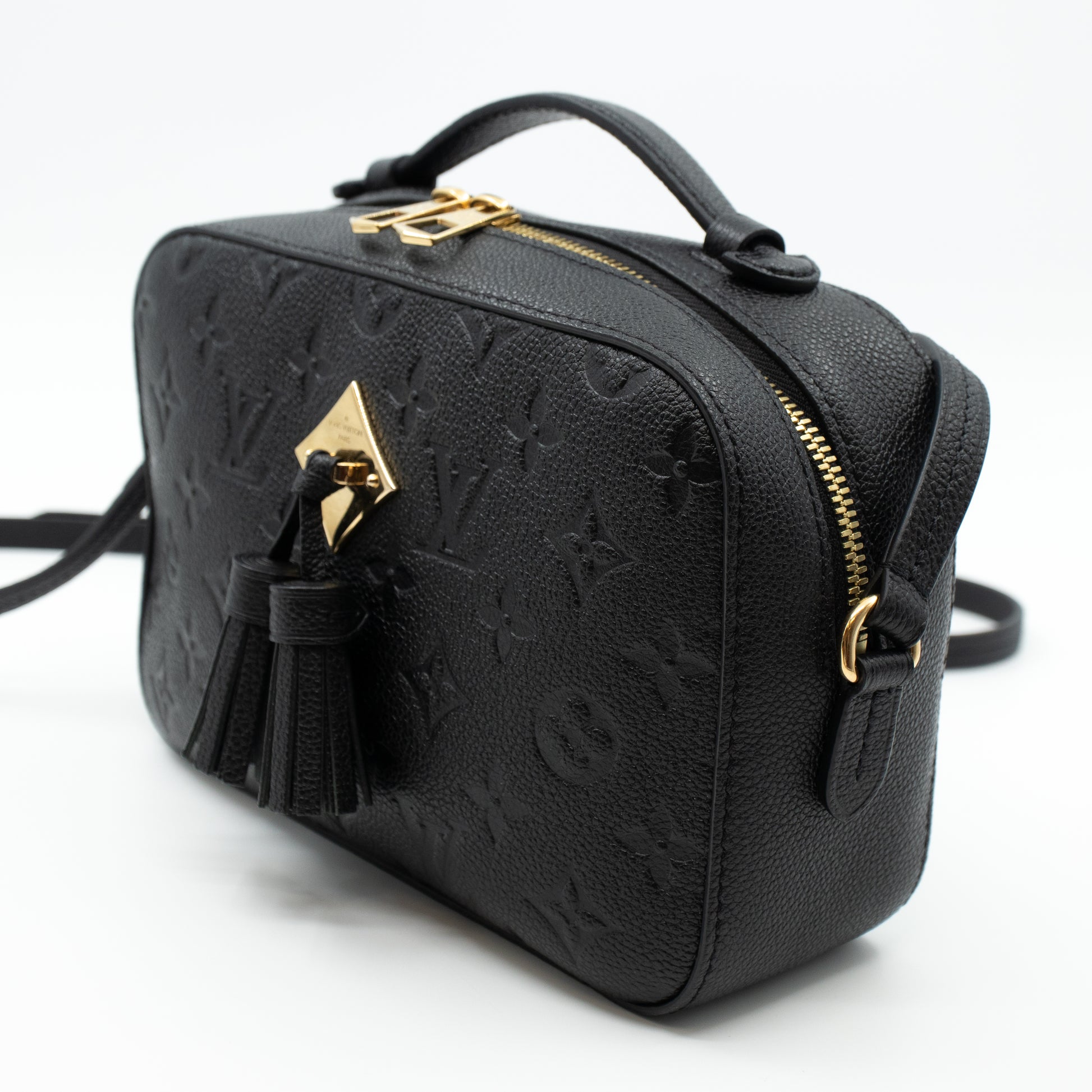 Louis Vuitton Monogram Black Saintonge Bag – The Closet