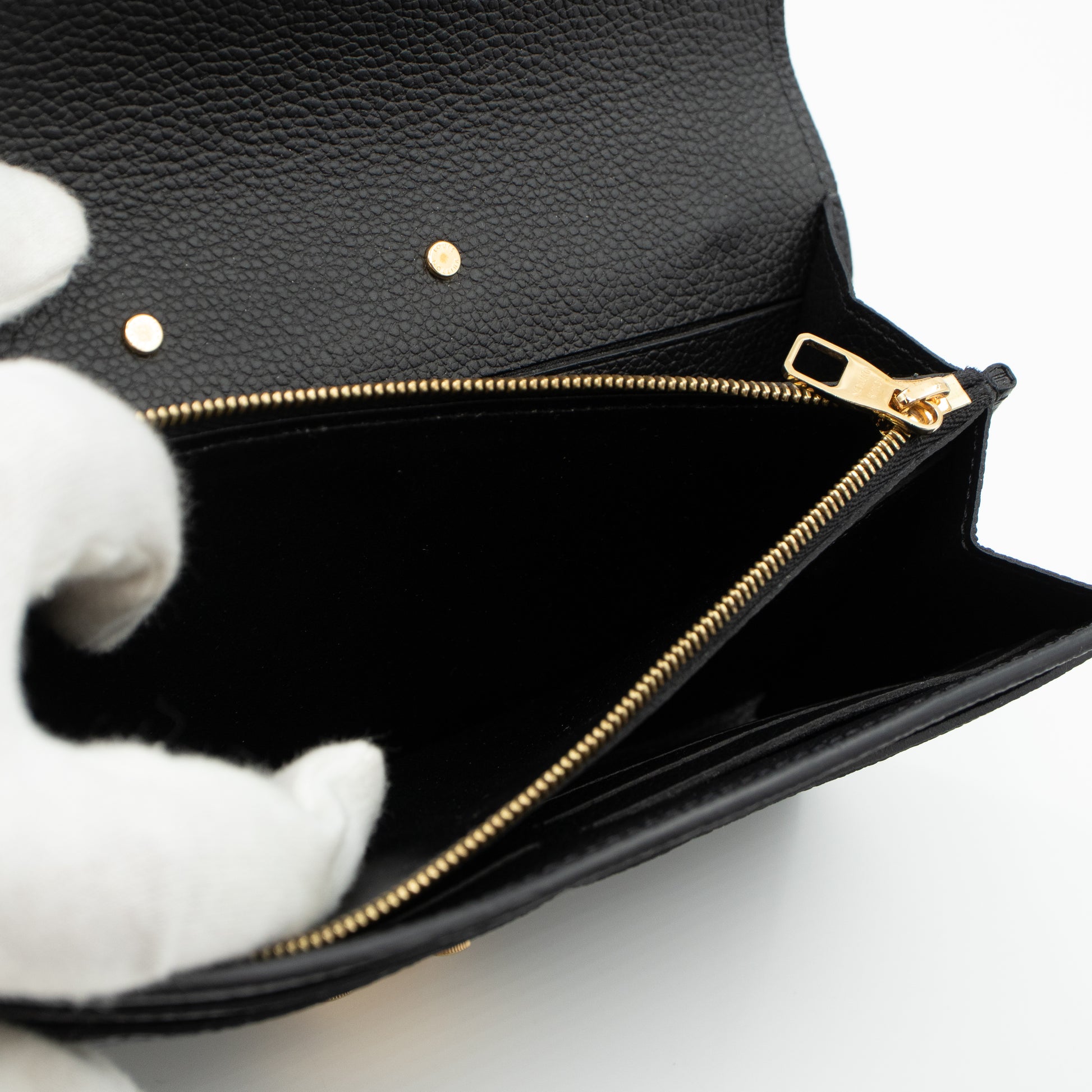 LV Victorine Wallet Monogram Empreinte Leather, Luxury, Bags