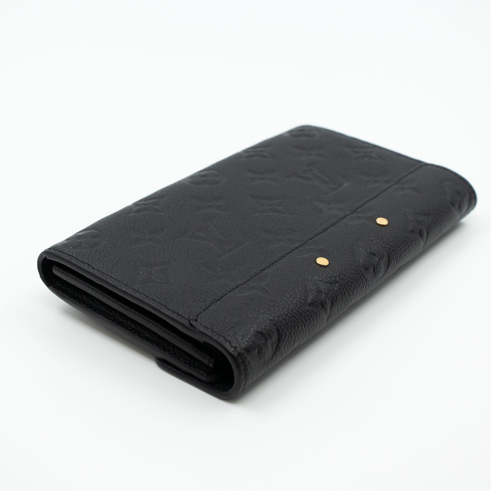 Louis Vuitton – Louis Vuitton Pallas Wallet Monogram Black Leather